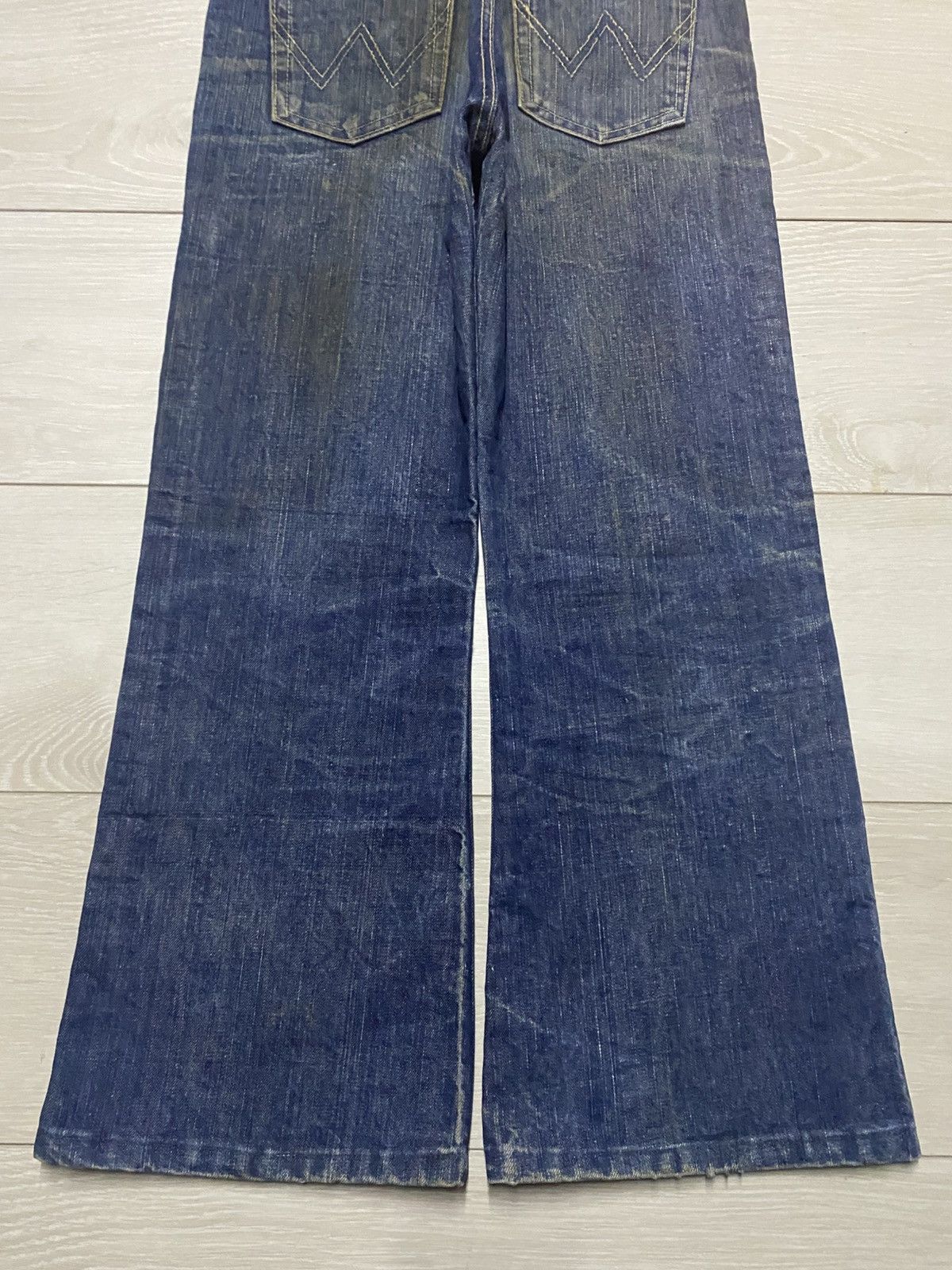 Edwin True Vintage Edwin USA Mud Wash Grunge Flare Jeans Size US 27 - 6 Thumbnail