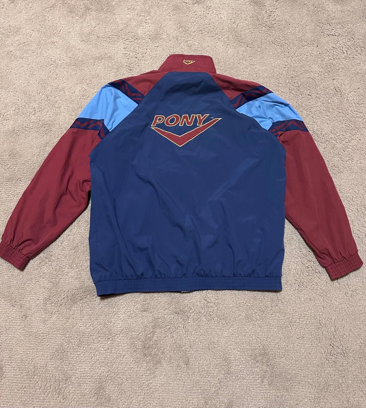 PONY Jacket/Coat 1995-97 West Ham Pony Track Jacket Sz XL Size ONE SIZE - 9 Thumbnail