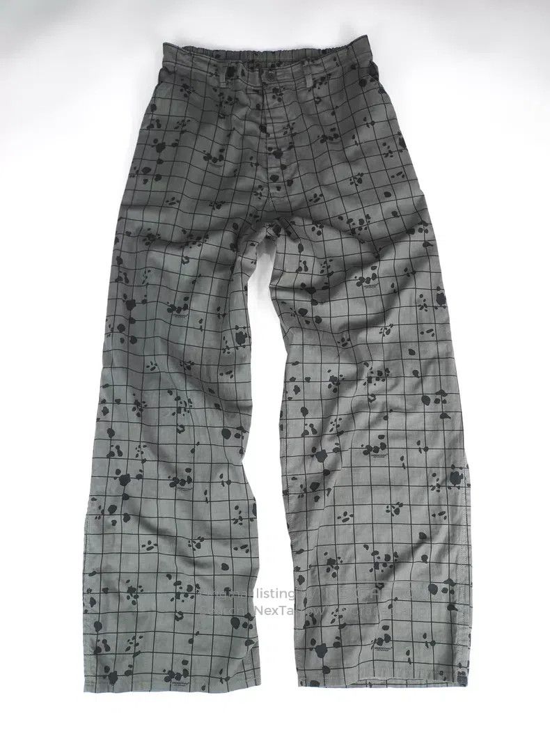 Undercover Undercover size L Olive Green Plaid Casual Trousers Size US 27 - 1 Thumbnail