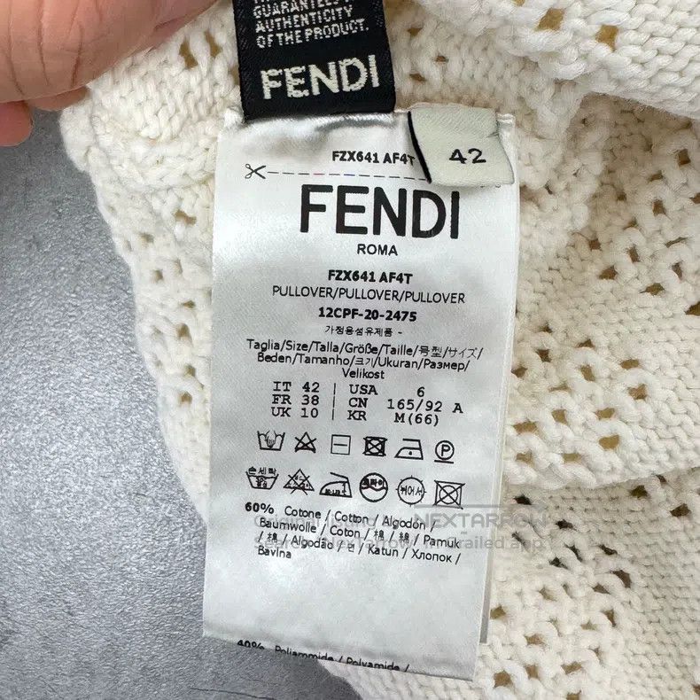Other Fendi Monogram Full Print Knit Shirt Size S / US 4 / IT 40 - 4 Thumbnail
