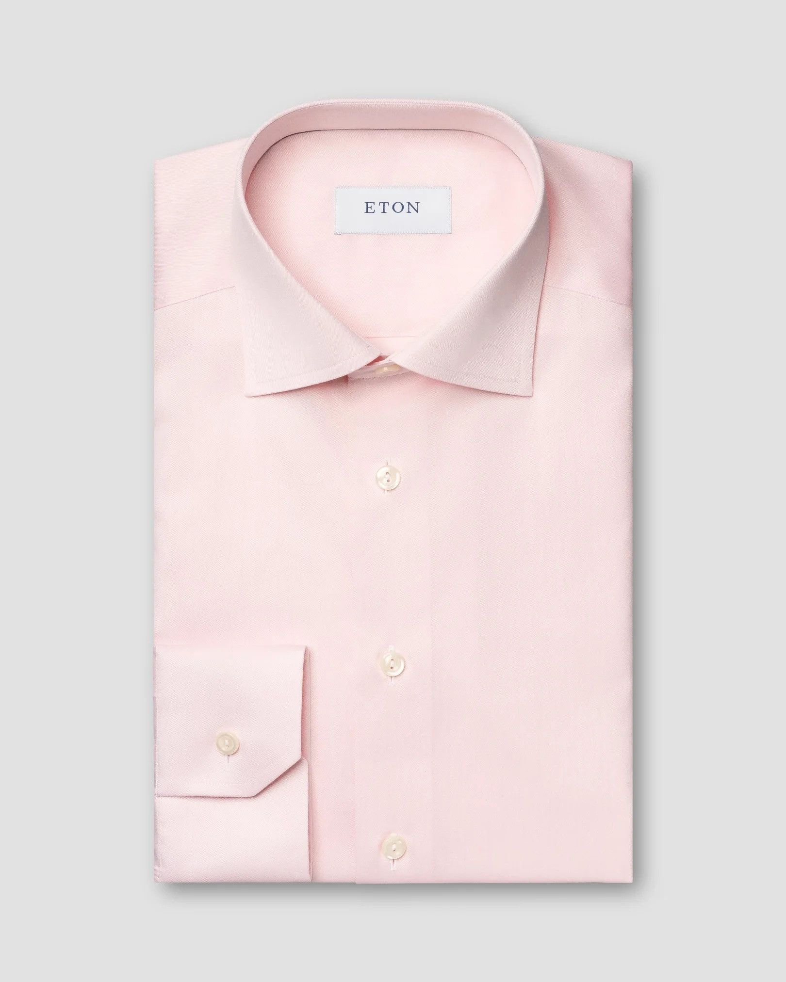 Eton Eton Shirt Slim Fit Long Sleeve Button Up Twill Dress Shirt Size US M / EU 48-50 / 2 - 1 Thumbnail