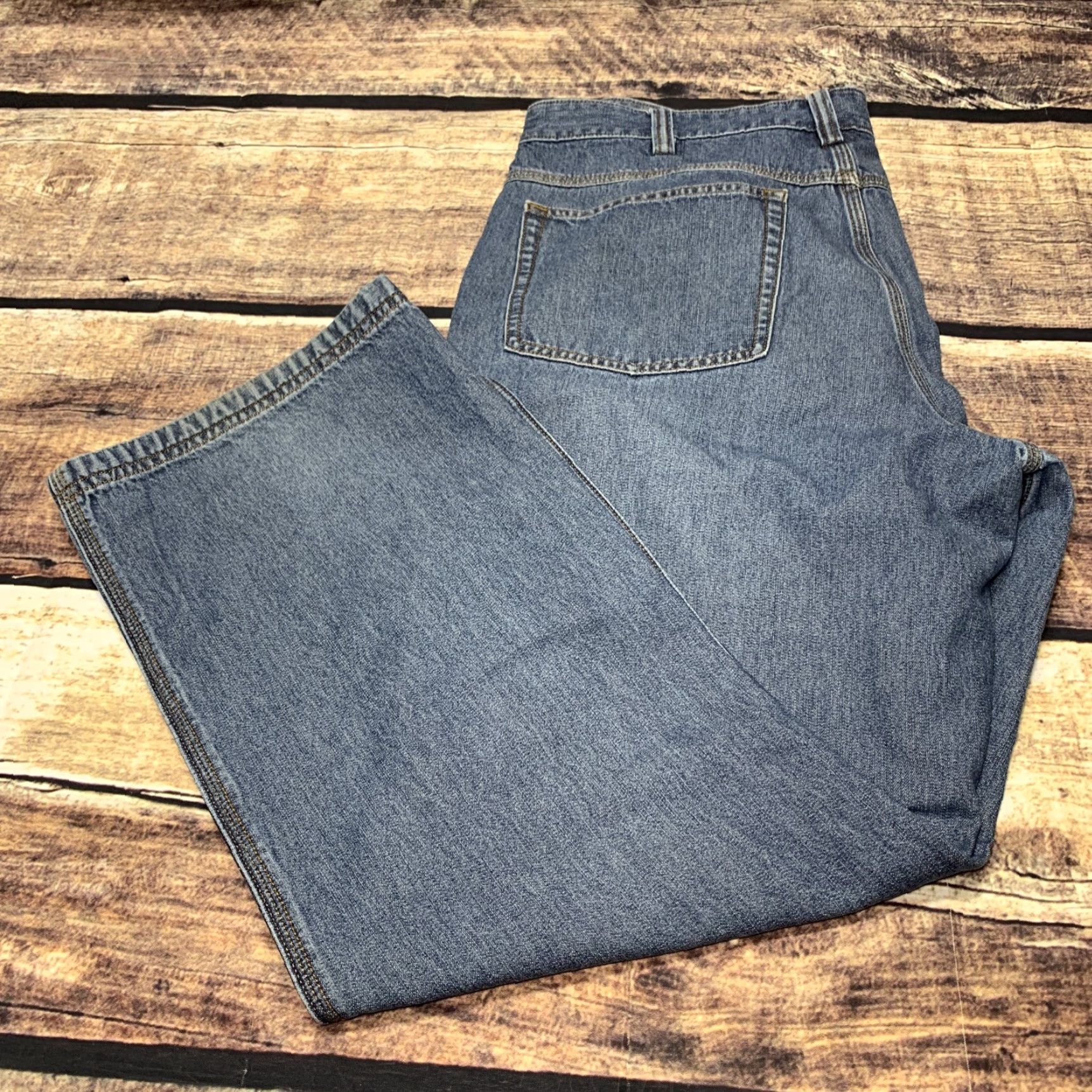 CO Duluth Trading Co Mens Blue Denim Cotton 5 Pocket Jeans Regular Fit 38X30 36X29 Inseam 29 Color Blue Size 38 Jeans Mens Trend 90s? Size US 38 / EU 54 - 3 Thumbnail