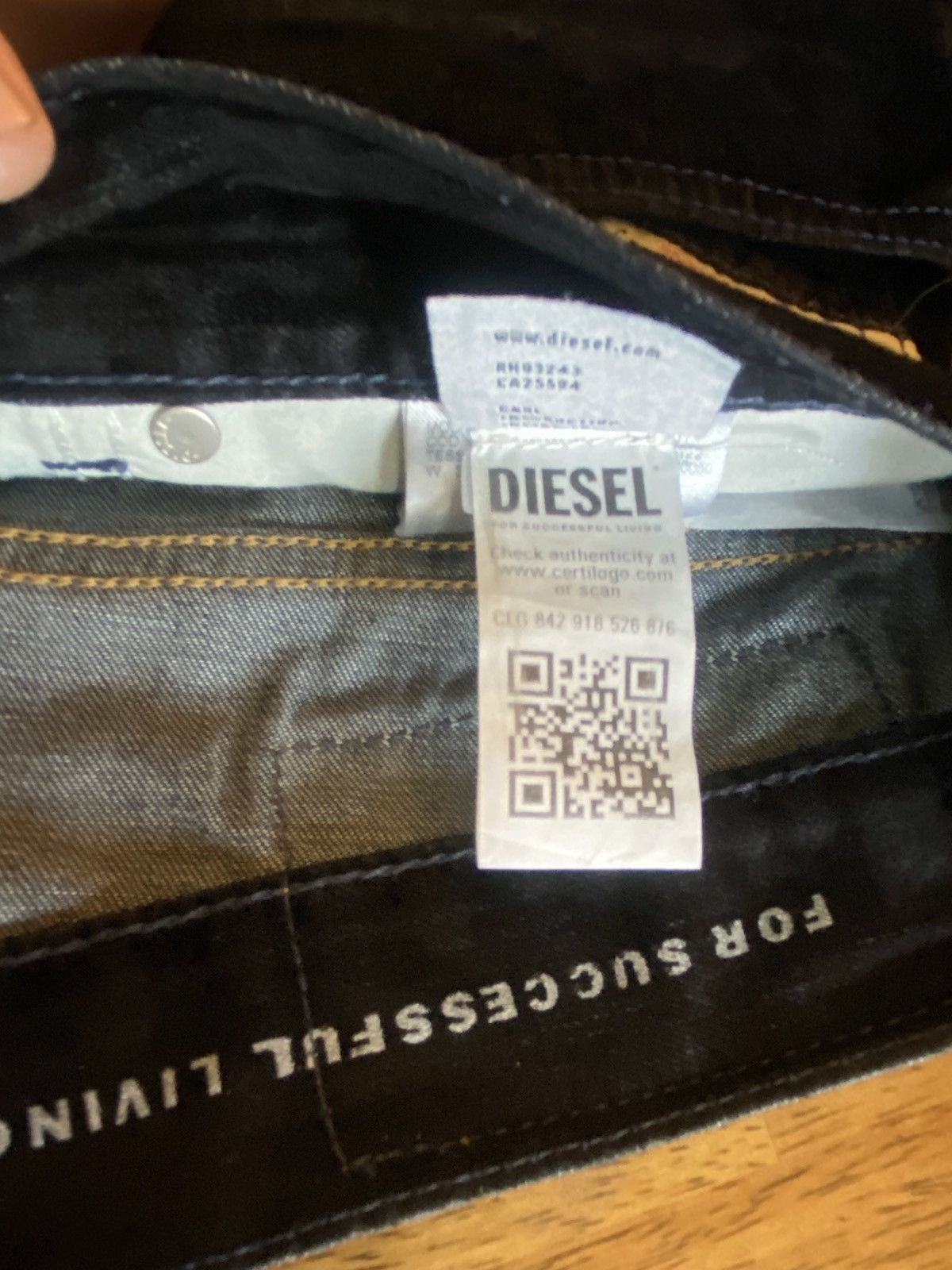 Diesel DIESEL 2010 D-MACS DENIM TROUSERS Size US 31 - 8 Thumbnail