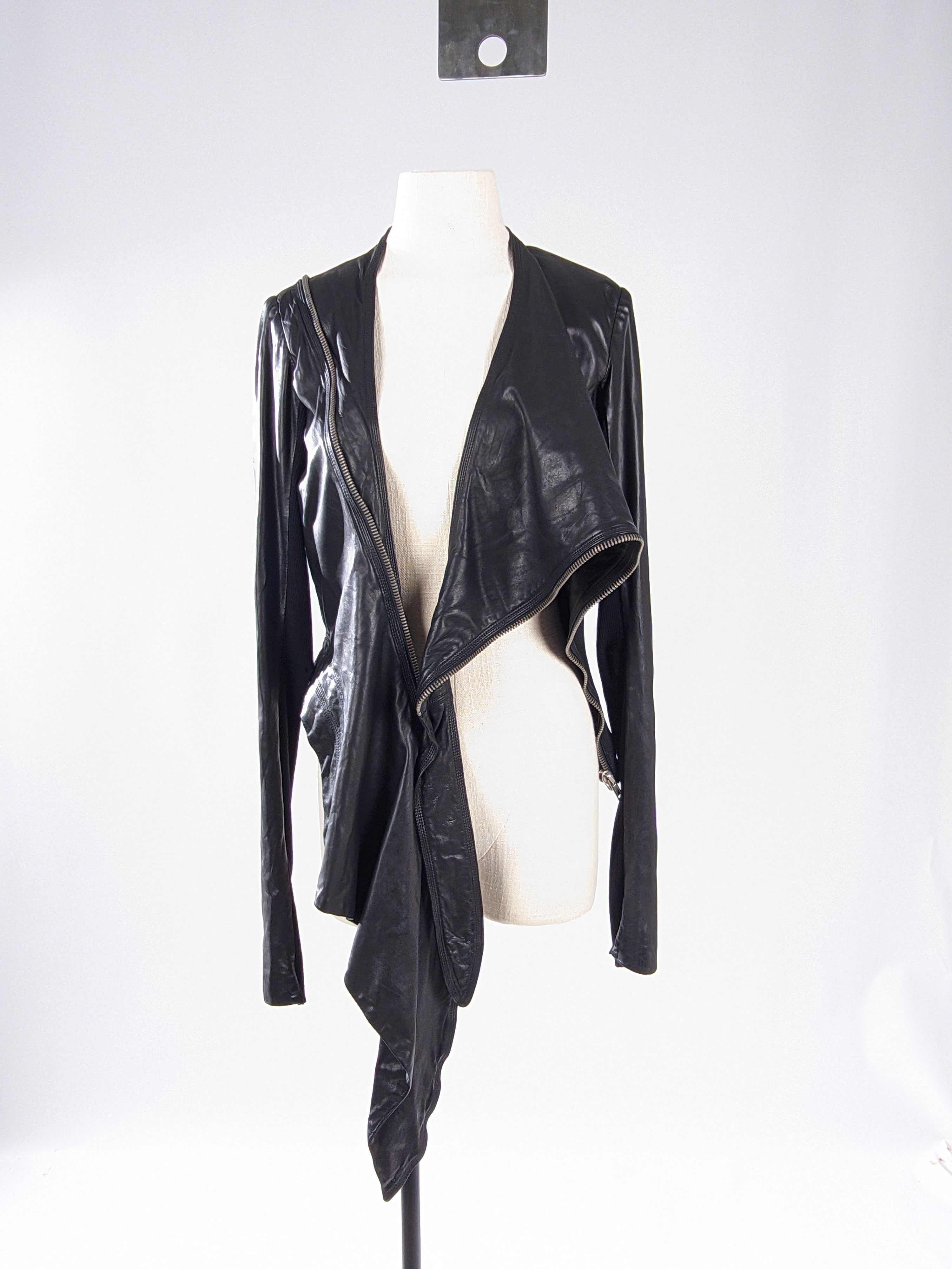 Rick Owens Rick Owens leather jacket Size M / US 6-8 / IT 42-44 - 3 Thumbnail