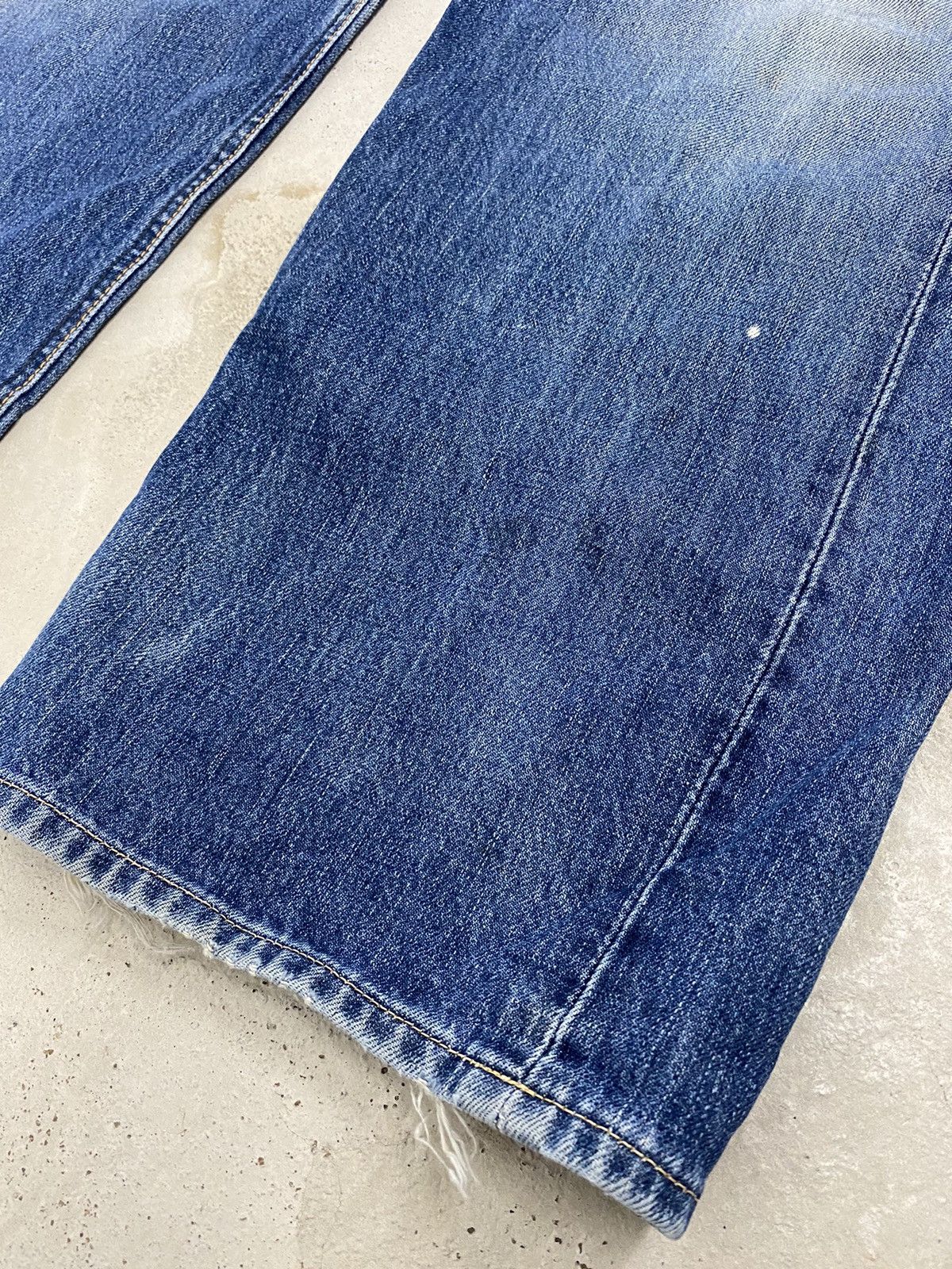 Hysteric Glamour Lee Rider 505 Distress Denim Baggy Loose Button Fly Size US 31 - 5 Thumbnail