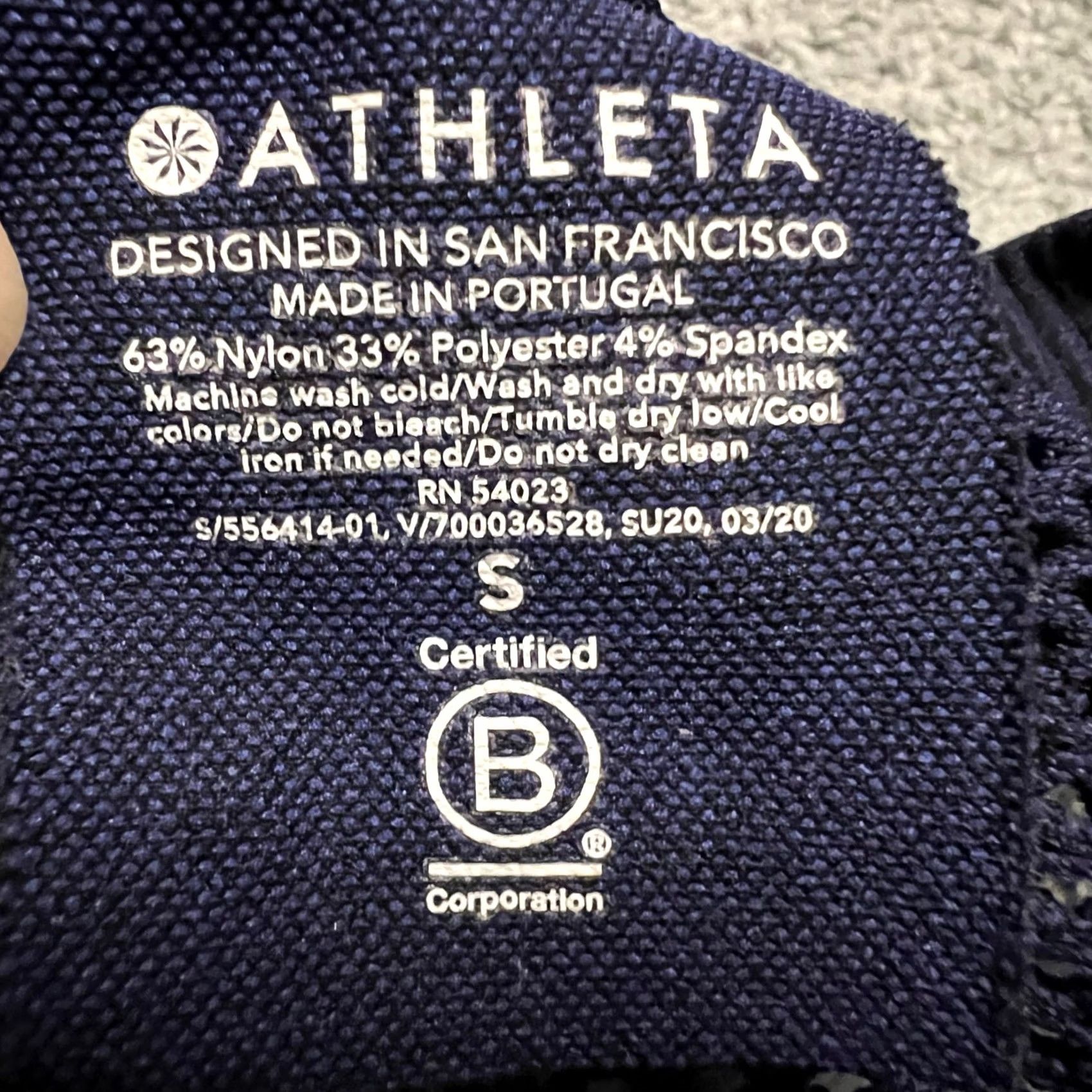 Athleta Athleta Tank Shirt Womens Small Oxygen Poseidon Blue 556414 Size S / US 4 / IT 40 - 5 Thumbnail