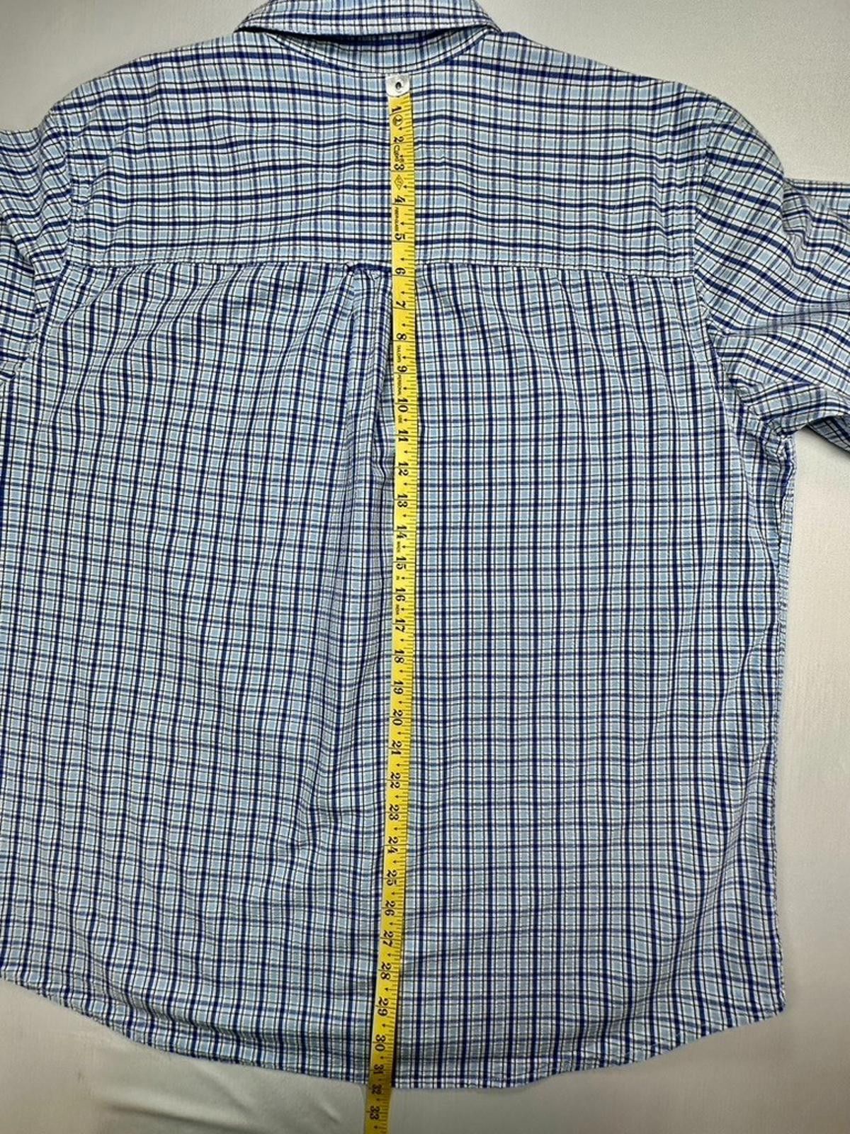 Chaps Ralph Lauren Chaps Plaid Embroidered Cotton Shirt Blue 2XL Size US XXL / EU 58 / 5 - 7 Thumbnail
