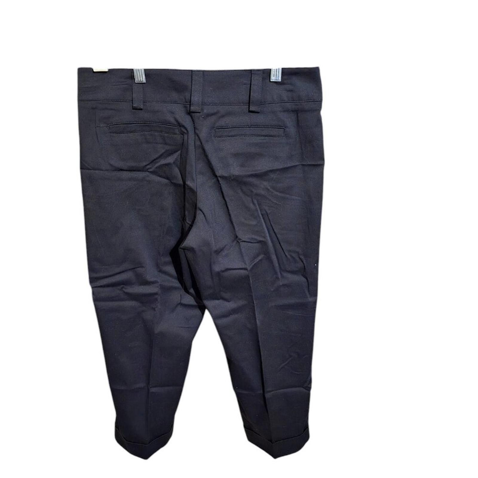 Other Counterparts Solid Black Capri's Size 8 NWT Size 30" / US 8 / IT 44 - 2 Thumbnail