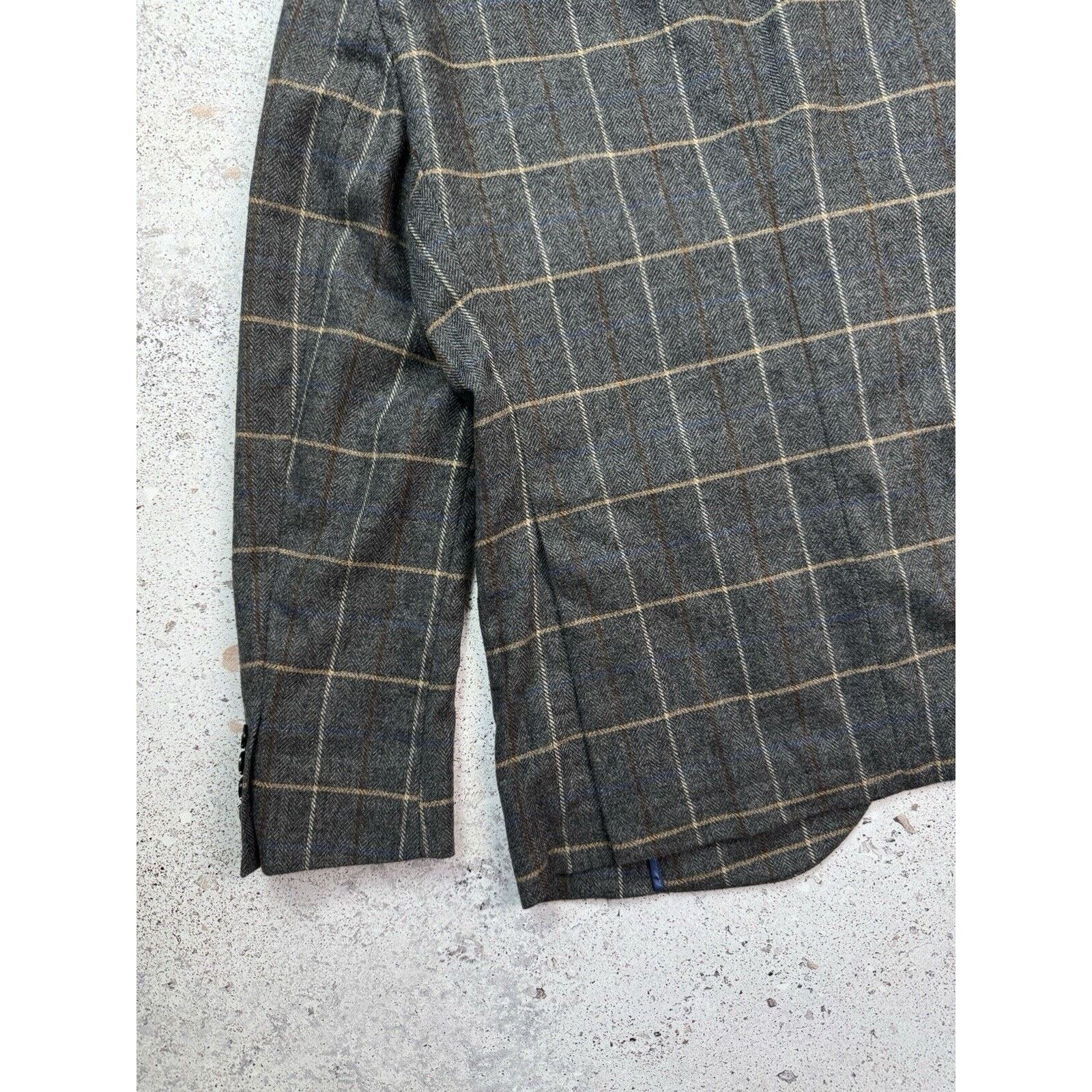 Hackett Hackett London Light Wool Plaid Blazer Jacket Size 40(180) Size 40R - 18 Thumbnail