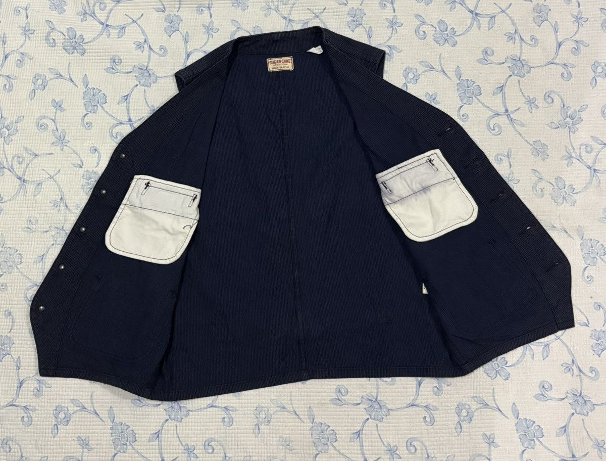 Sugar Cane Sugar Cane Stripe Worker Vest Size US M / EU 48-50 / 2 - 4 Thumbnail