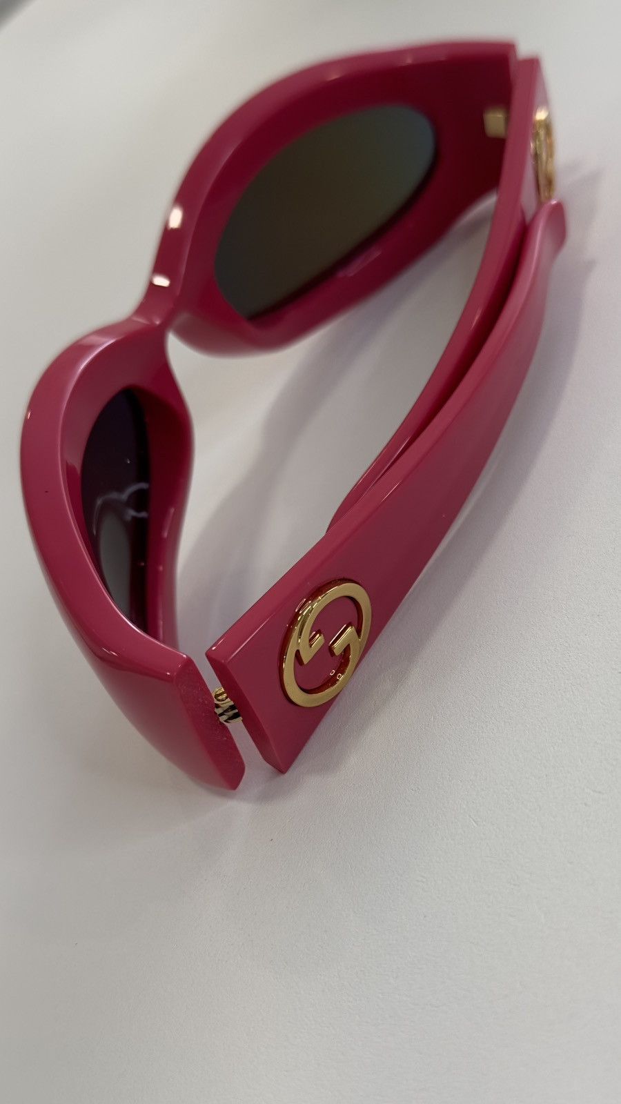 Gucci Gucci Fuchsia pink wrap sunglasses Size ONE SIZE - 7 Thumbnail
