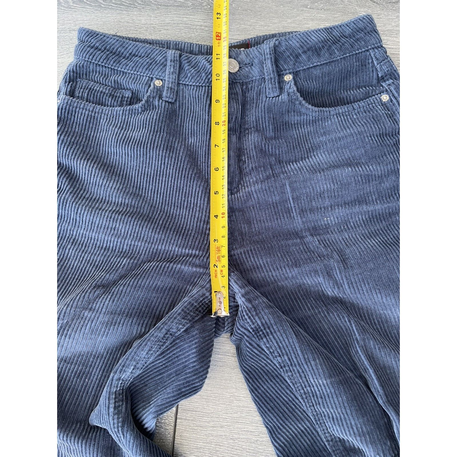Bdg BDG blue navy corduroy jeans men blue velvet size 26 A000195 Size US 26 / EU 42 - 8 Thumbnail