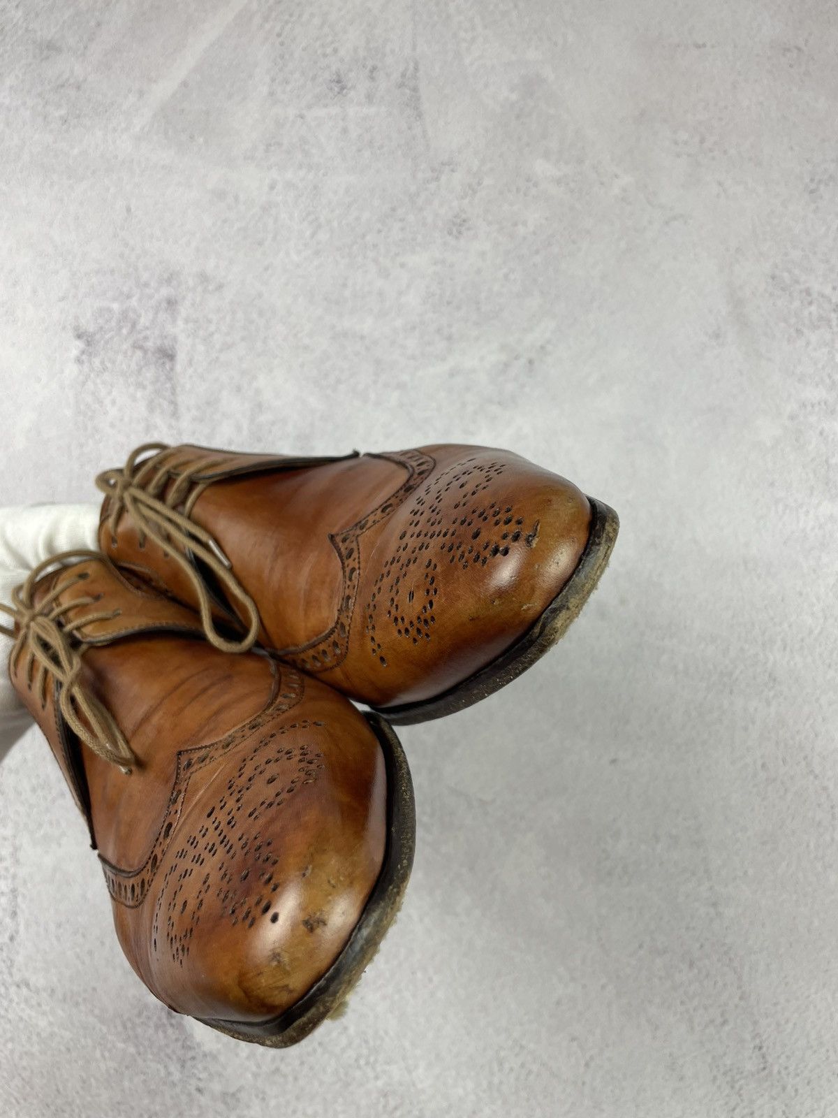 Magnanni Magnanni Brown Leather Oxford Dress Shoes EU 42 US 9M Size US 9 / EU 42 - 8 Thumbnail