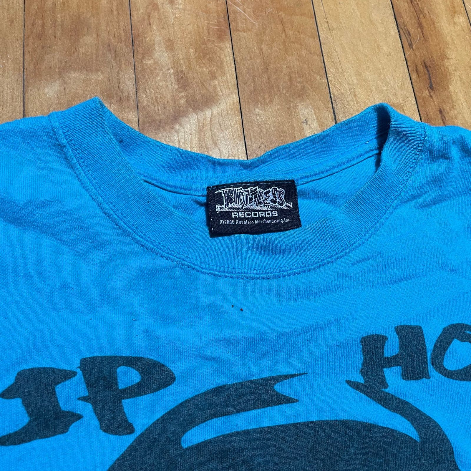 Vintage 2006 Easy E Rap Tee size L Anvil Blue Graphic t shirt Size US L / EU 52-54 / 3 - 4 Thumbnail