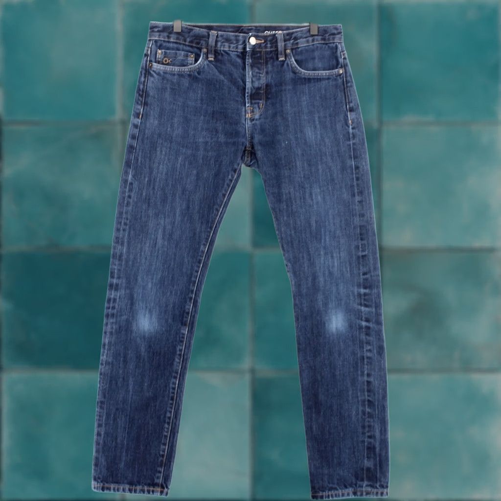Outerknown Outerknown Ambassador Jeans Mens 32x32 Blue Slim Denim Straight 5-Pocket) Size US 32 / EU 48 - 1 Thumbnail