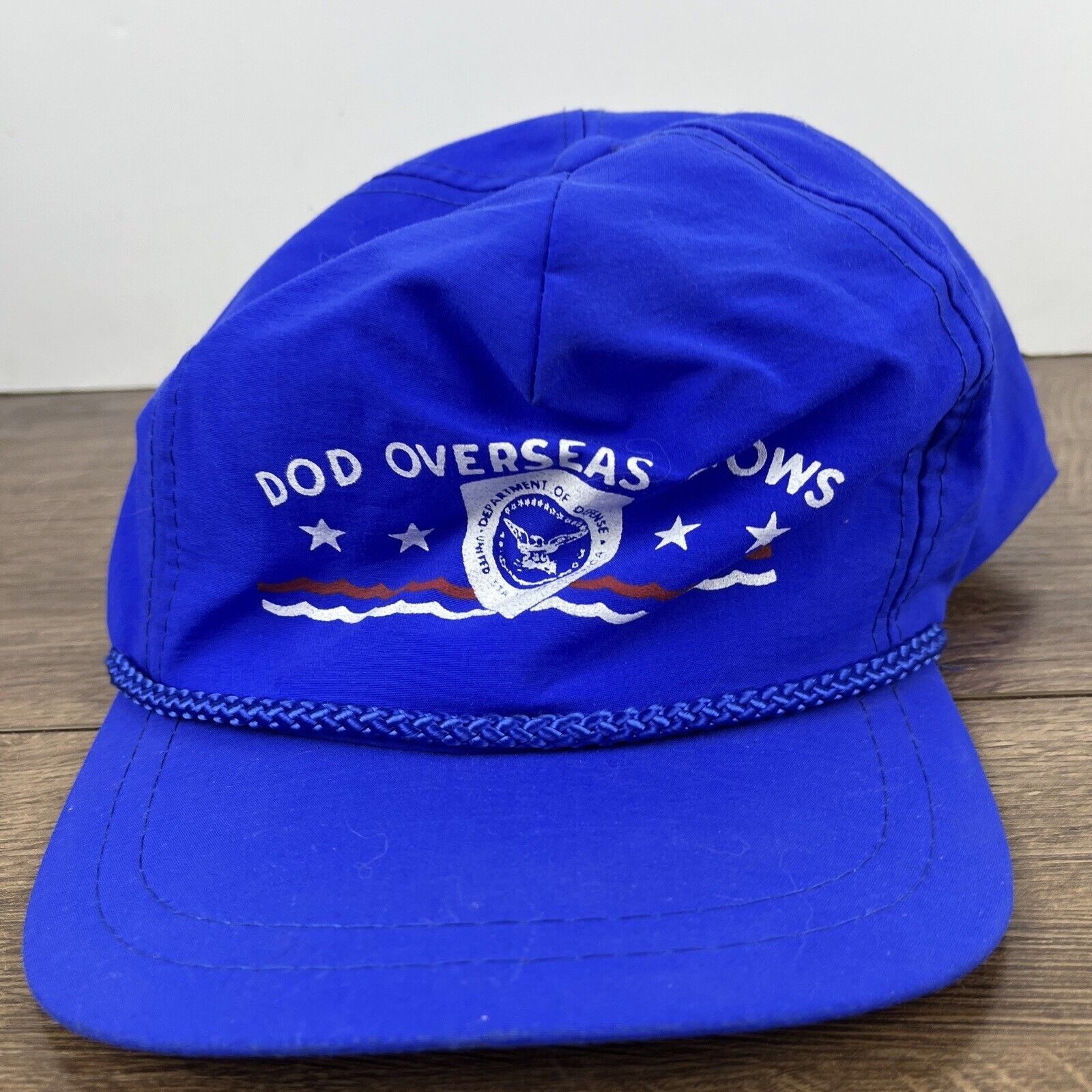 Other DOD Overseas Shows Hat DOD Blue Hat Snapback Adjustable Adul Size ONE SIZE - 6 Thumbnail