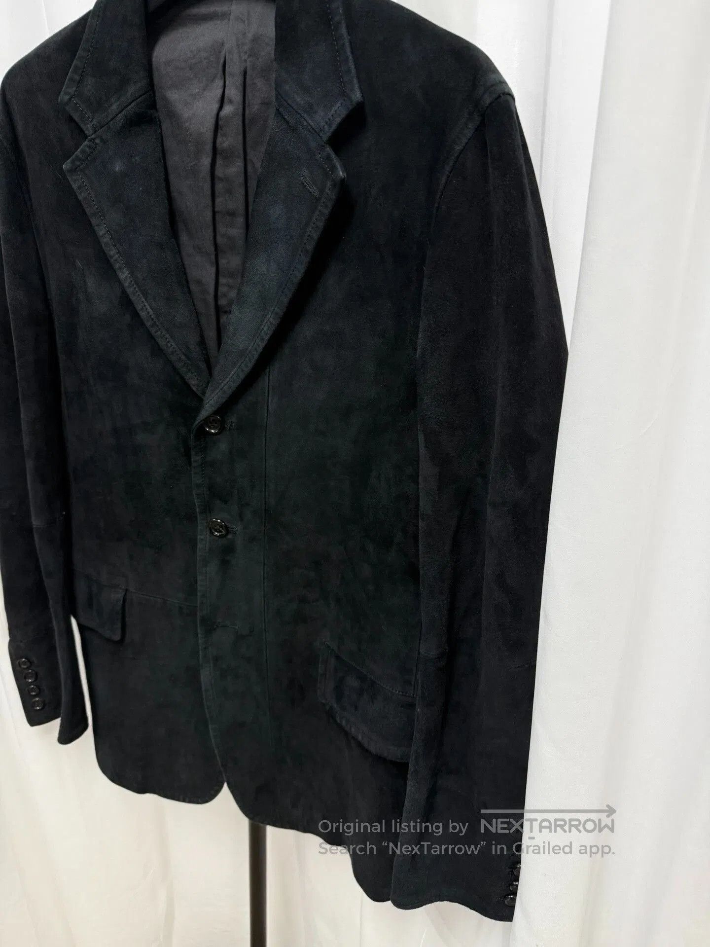 Yohji Yamamoto Yohji Yamamoto Suede Blazer for Men. Size US L / EU 52-54 / 3 - 3 Thumbnail