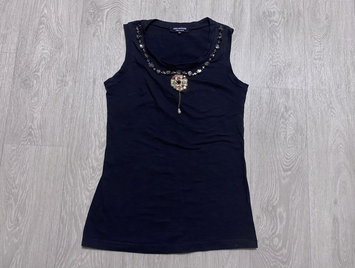 Junya Watanabe Junya Watanabe Comme des Garçons Decorated Necklace Tank Top Size M / US 6-8 / IT 42-44 - 2 Thumbnail