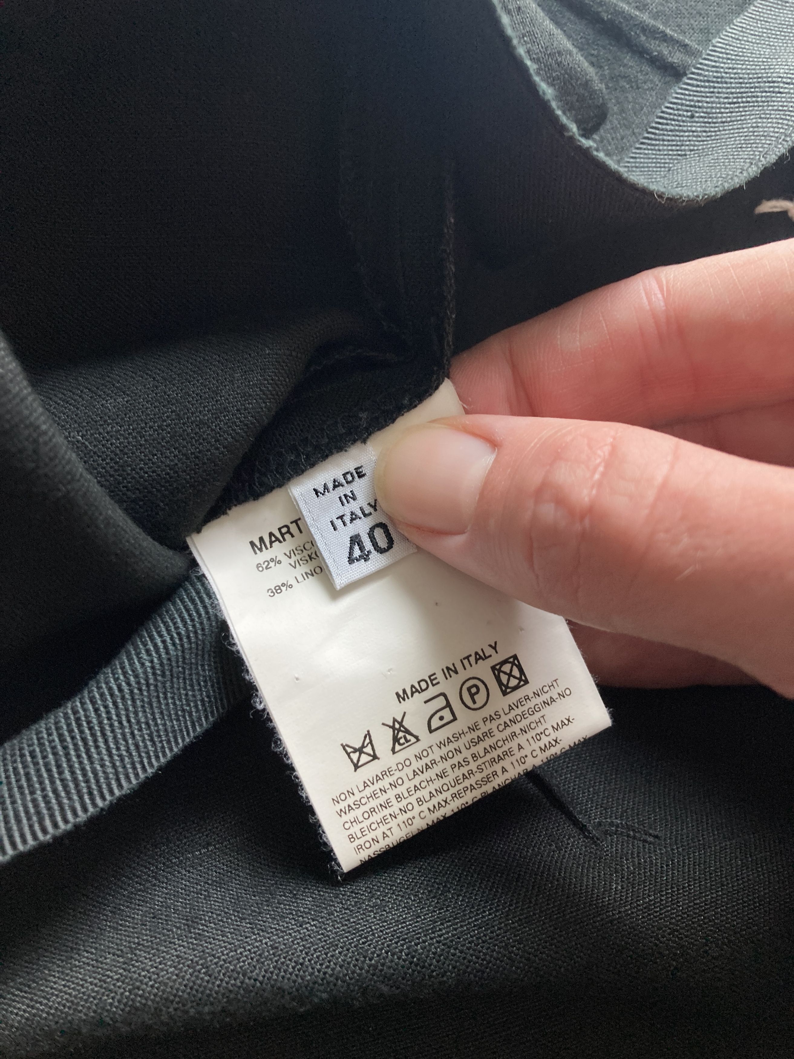 Maison Margiela SS2003 Inside Out Trousers Size 27" / US 4 / IT 40 - 8 Thumbnail