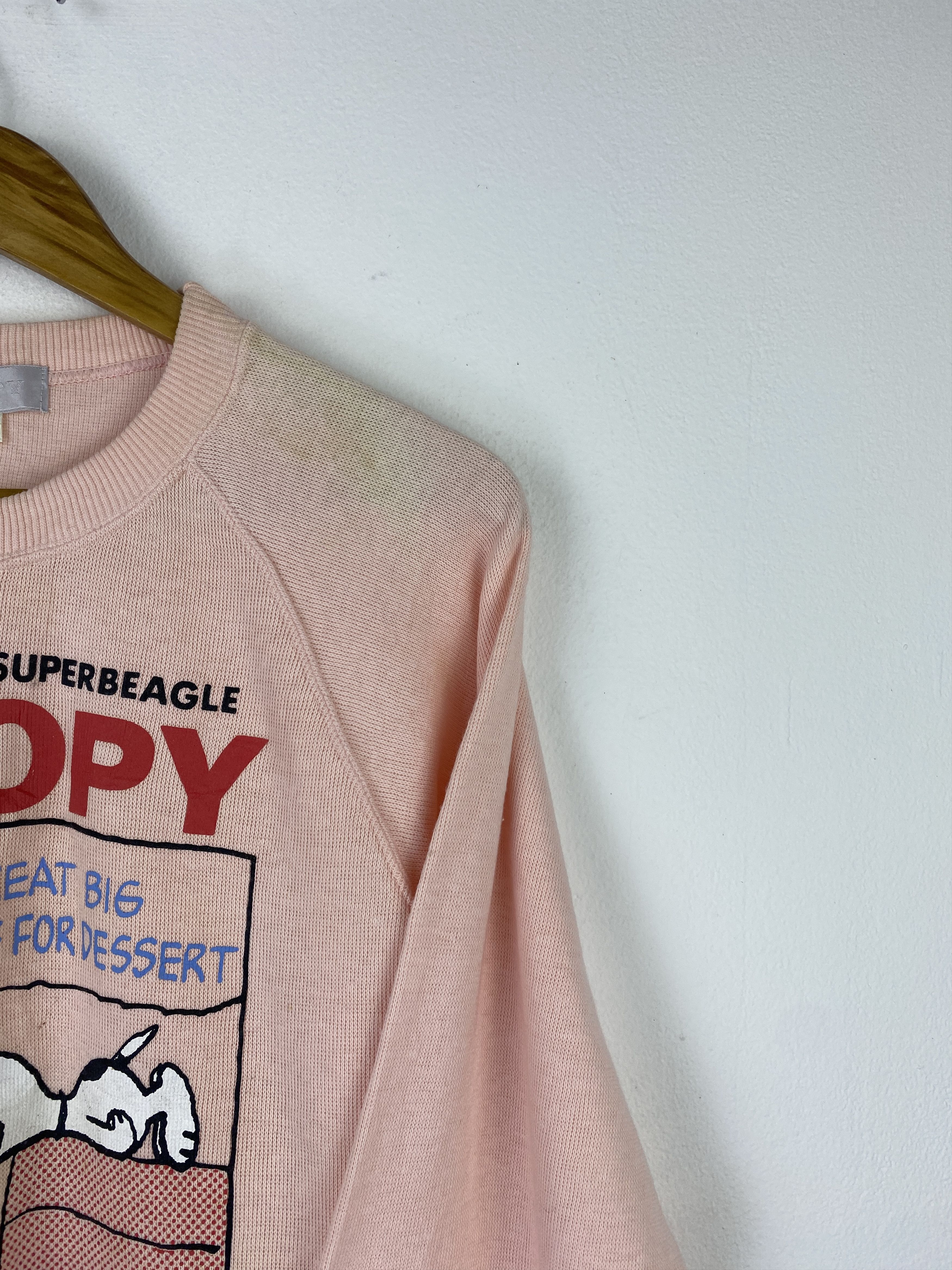Peanuts Vintage Snoopy Printed Crewneck Sweatshirt SH0522 Size US S / EU 44-46 / 1 - 7 Thumbnail