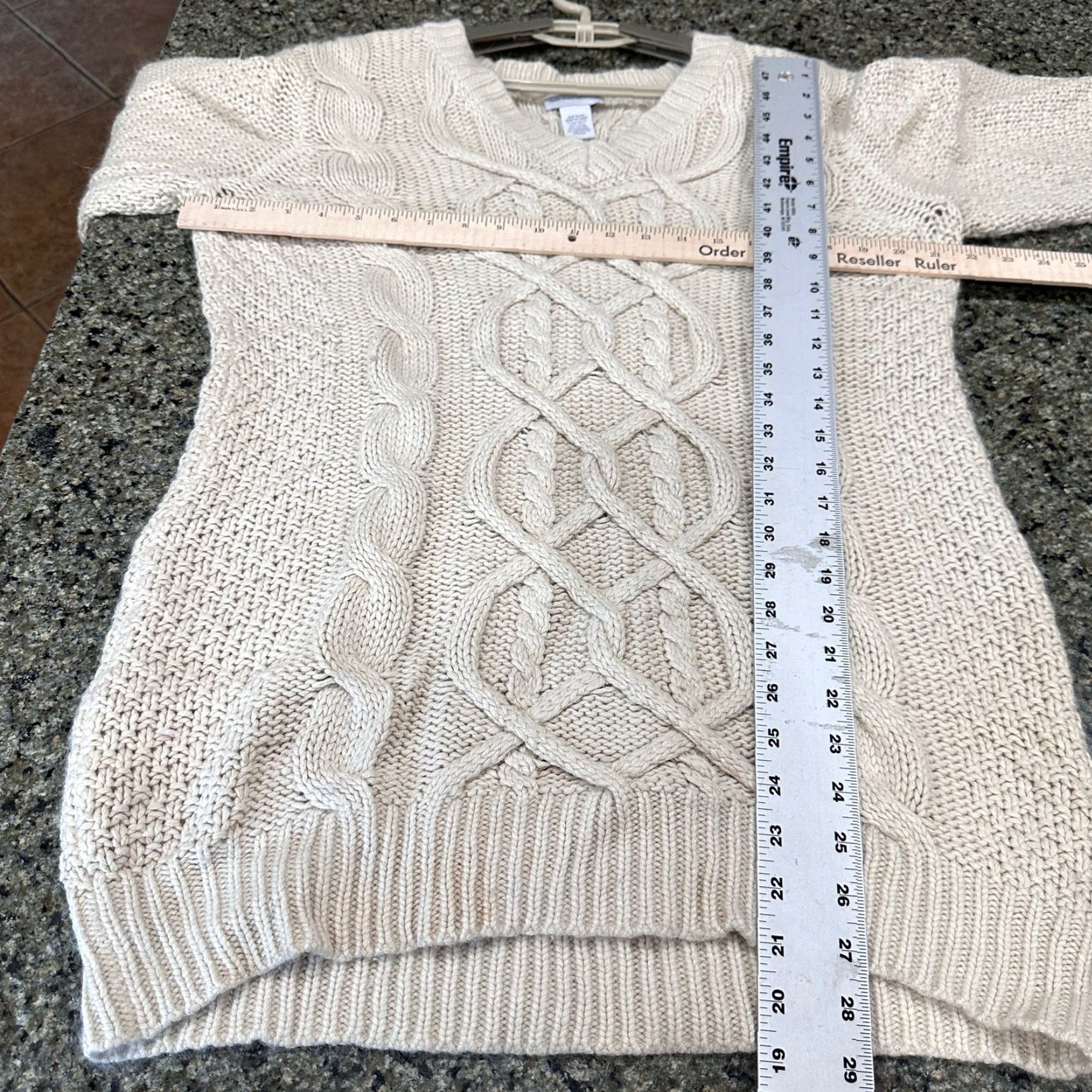 Soft Surroundings Soft Surroundings Sweater Womens M Cream Silk Nylon Angora Pilling Pullover Casual Winter Womens Size M / US 6-8 / IT 42-44 - 6 Thumbnail