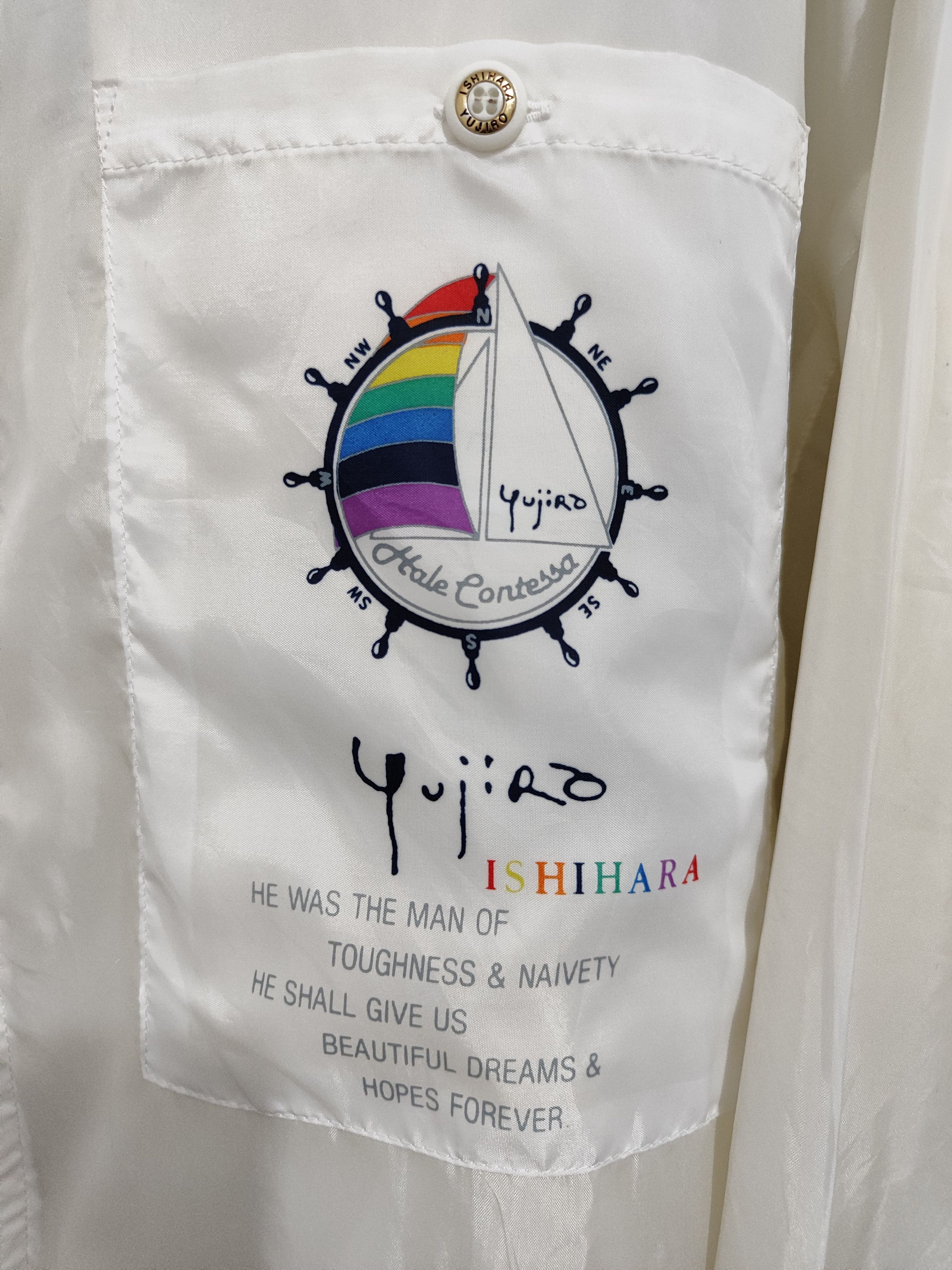 Japanese Brand VINTAGE YUJIRO ISHIHARA REVERSIBLE WINDBREAKER Size US XL / EU 56 / 4 - 5 Thumbnail