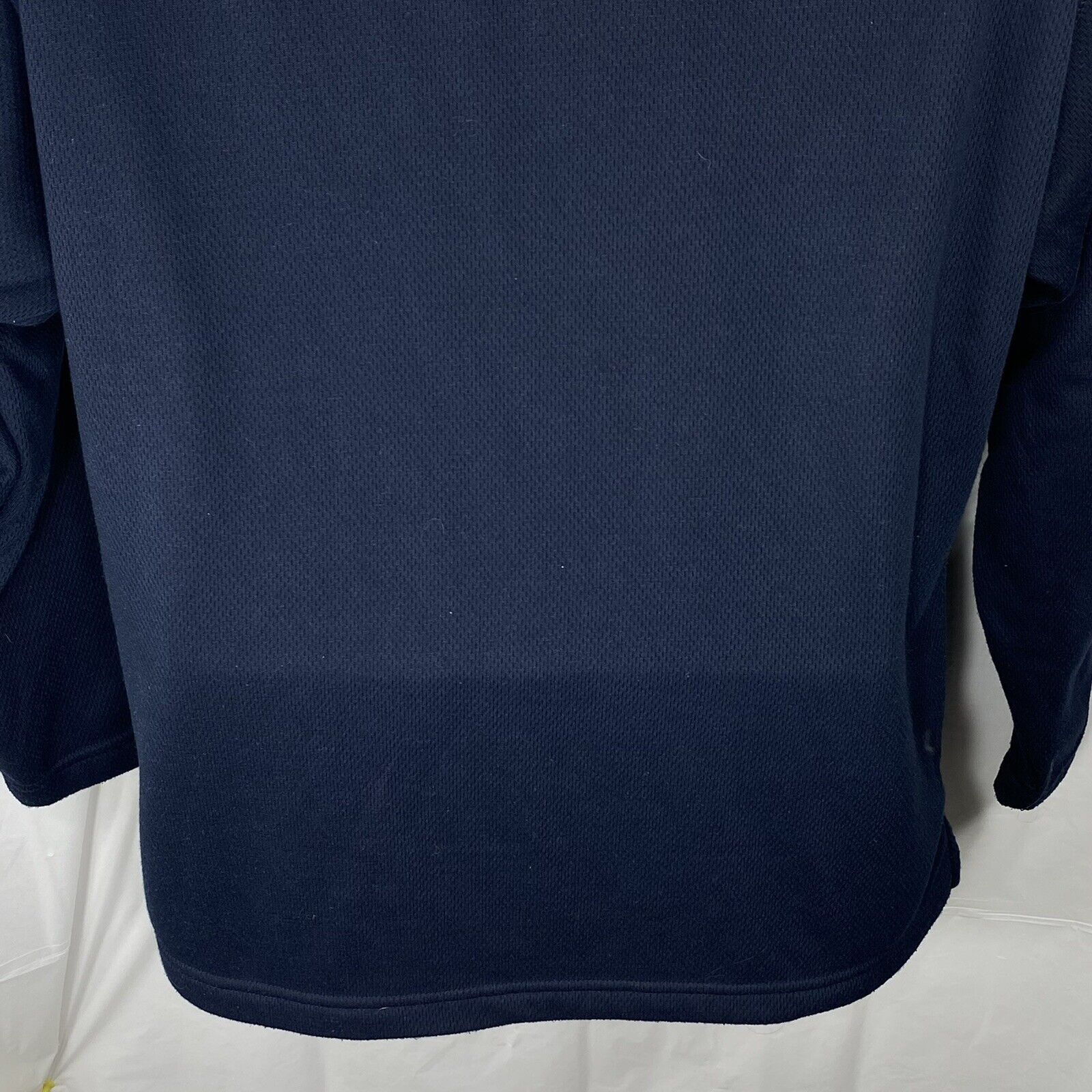 Roundtree & Yorke Roundtree & Yorke Medium 1/4 Zip Navy Blue Fleece Sweatshirt Size US M / EU 48-50 / 2 - 8 Thumbnail