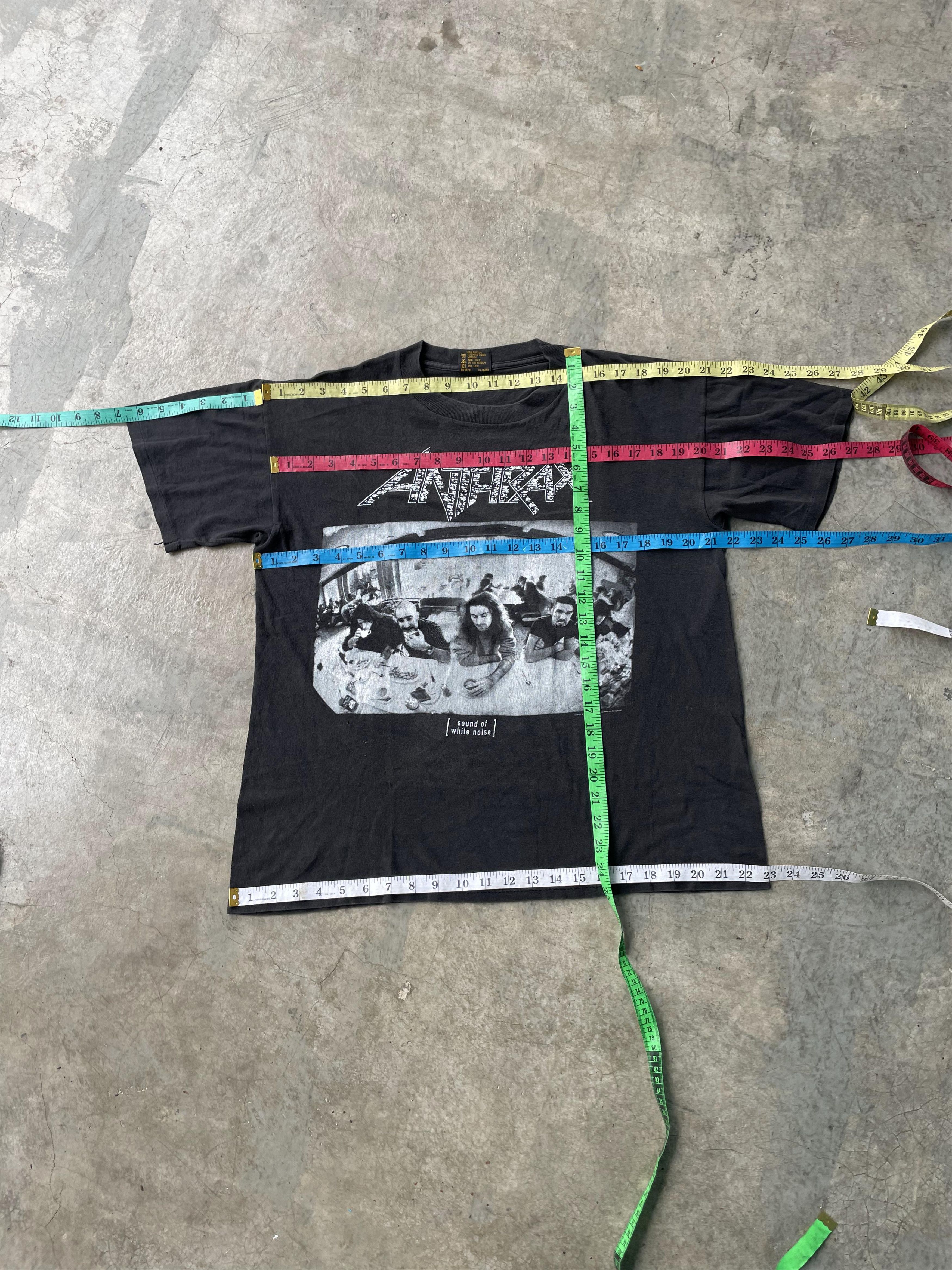 Band Tees VTG 1993 Anthrax Sound of White Noise Tour Tshirt Size US L / EU 52-54 / 3 - 9 Thumbnail