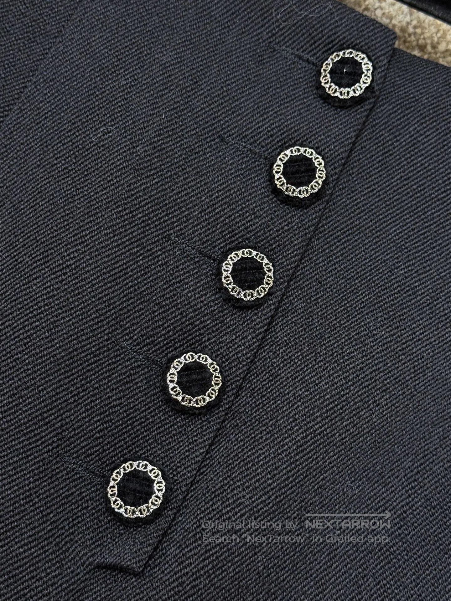 Chanel Chanel 23B Black Bermuda Wool Pants. Size 39" - 4 Thumbnail