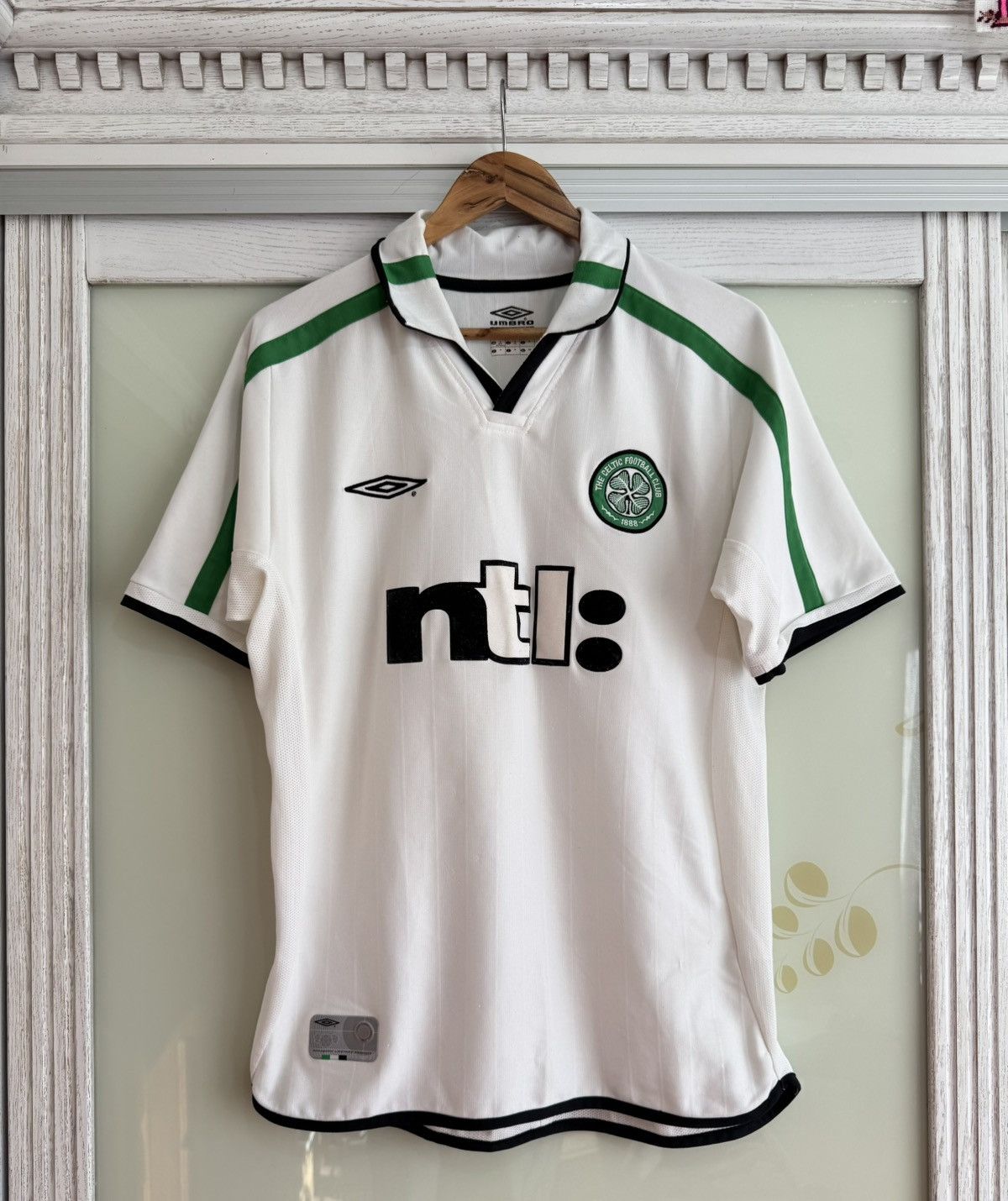 Umbro × Vintage Vintage Celtic 2001-2002 Away Soccer Jersey Football Kit Size US M / EU 48-50 / 2 - 1 Thumbnail