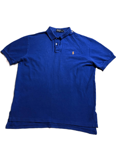 Polo Ralph Lauren Vintage Polo Ralph Lauren Blue Streetwear Polo Size L Size US L / EU 52-54 / 3 - 1 Thumbnail