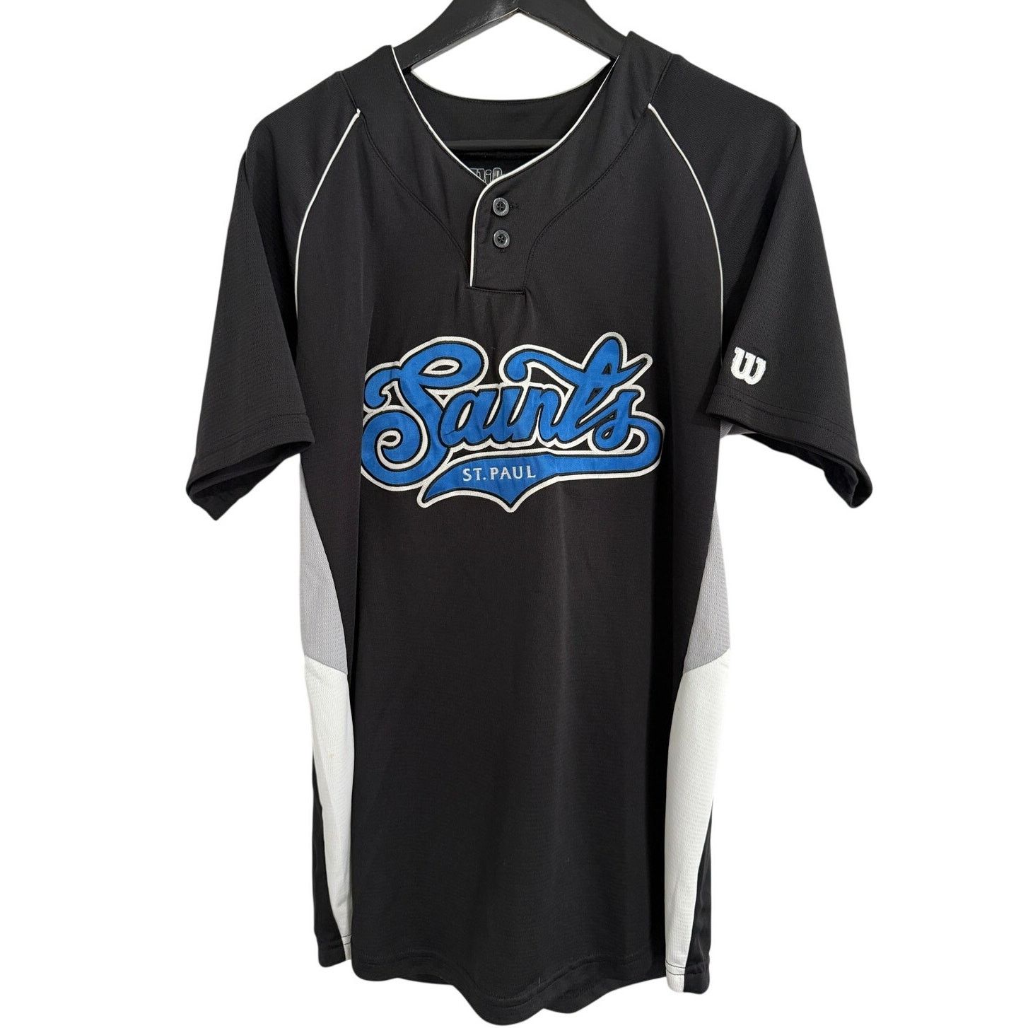 Wilson St. Paul Saints Stitched Baseball Jersey Men's Size Medium Size US M / EU 48-50 / 2 - 1 Thumbnail