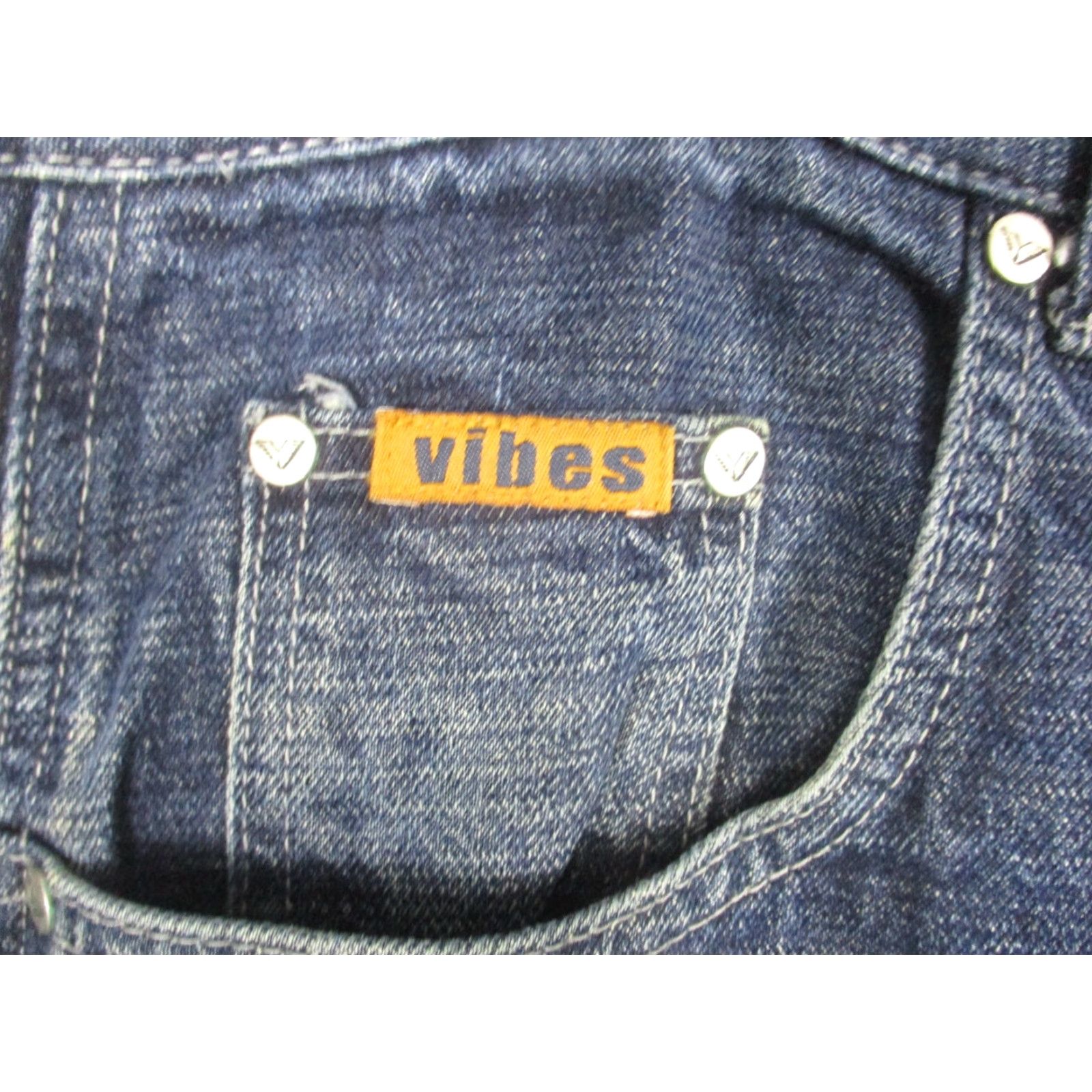 VIBE Vibes Jeans Mens 36x34 Blue Relaxed Fit Carpenter Straight Leg Denim Workwear Size US 36 / EU 52 - 4 Thumbnail