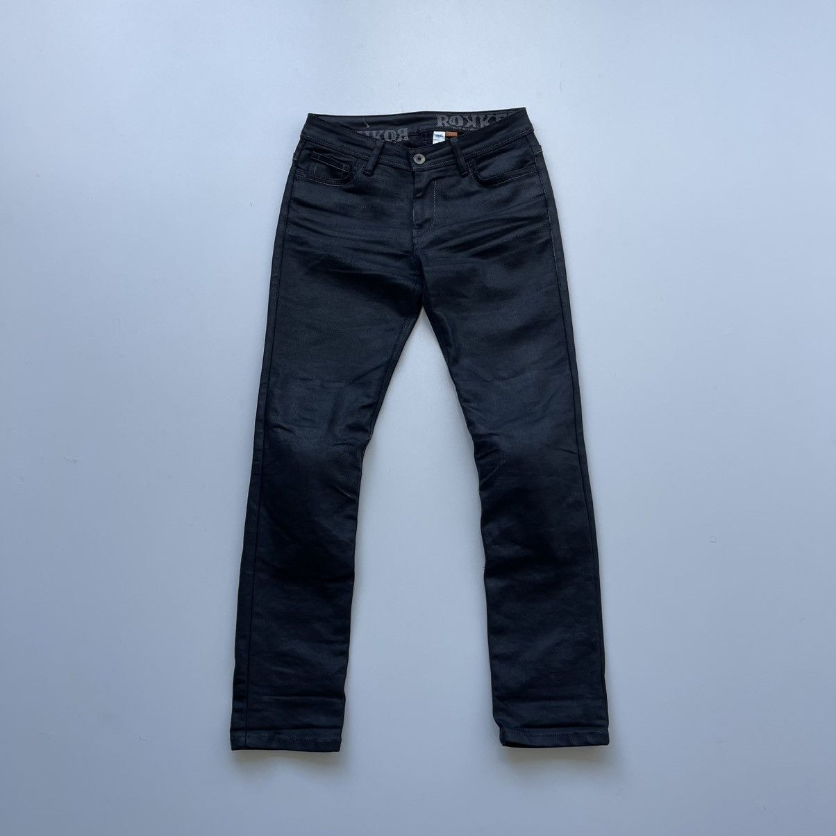 THE ROKKER COMPANY Rokker 2411 Rokkertech Lady Motorcycle D30 Stretch Jeans Size 30" / US 8 / IT 44 - 1 Thumbnail
