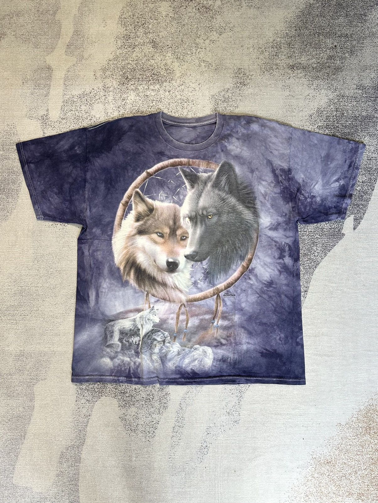 The Mountain 2000s Vintage The Mountain Wolf Art T-Shirts Size US XL / EU 56 / 4 - 1 Thumbnail