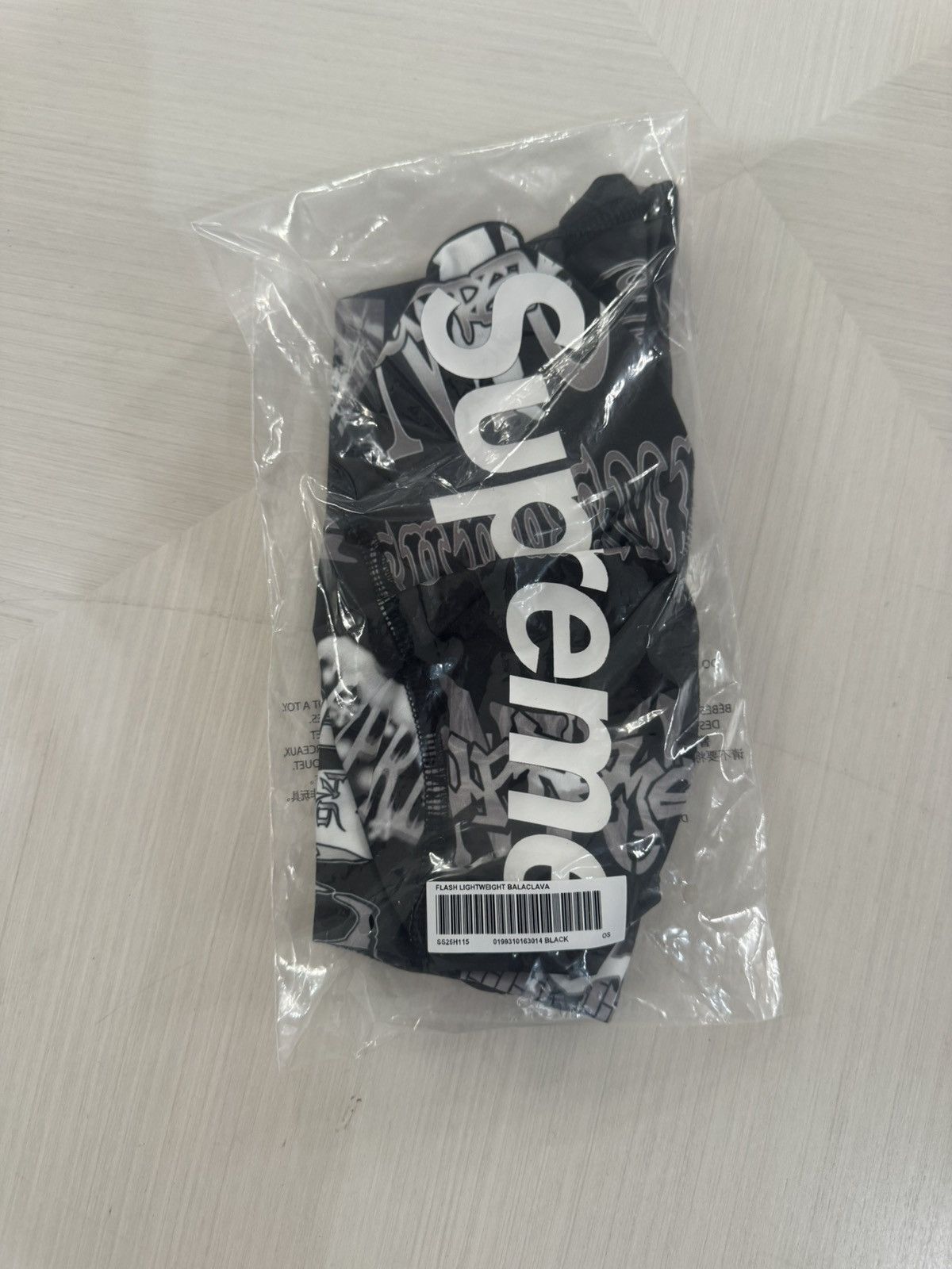 Supreme Supreme black flash balaclava SS26 NEW IN HAND Size ONE SIZE - 1 Thumbnail