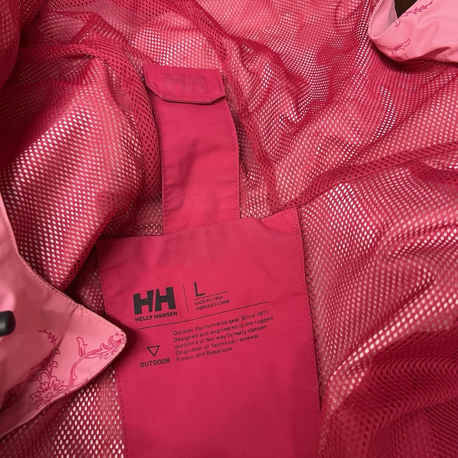 Helly Hansen Helly Hansen Vancouver Rain Jacket (L) Women Hooded Pink Size L / US 10 / IT 46 - 7 Thumbnail
