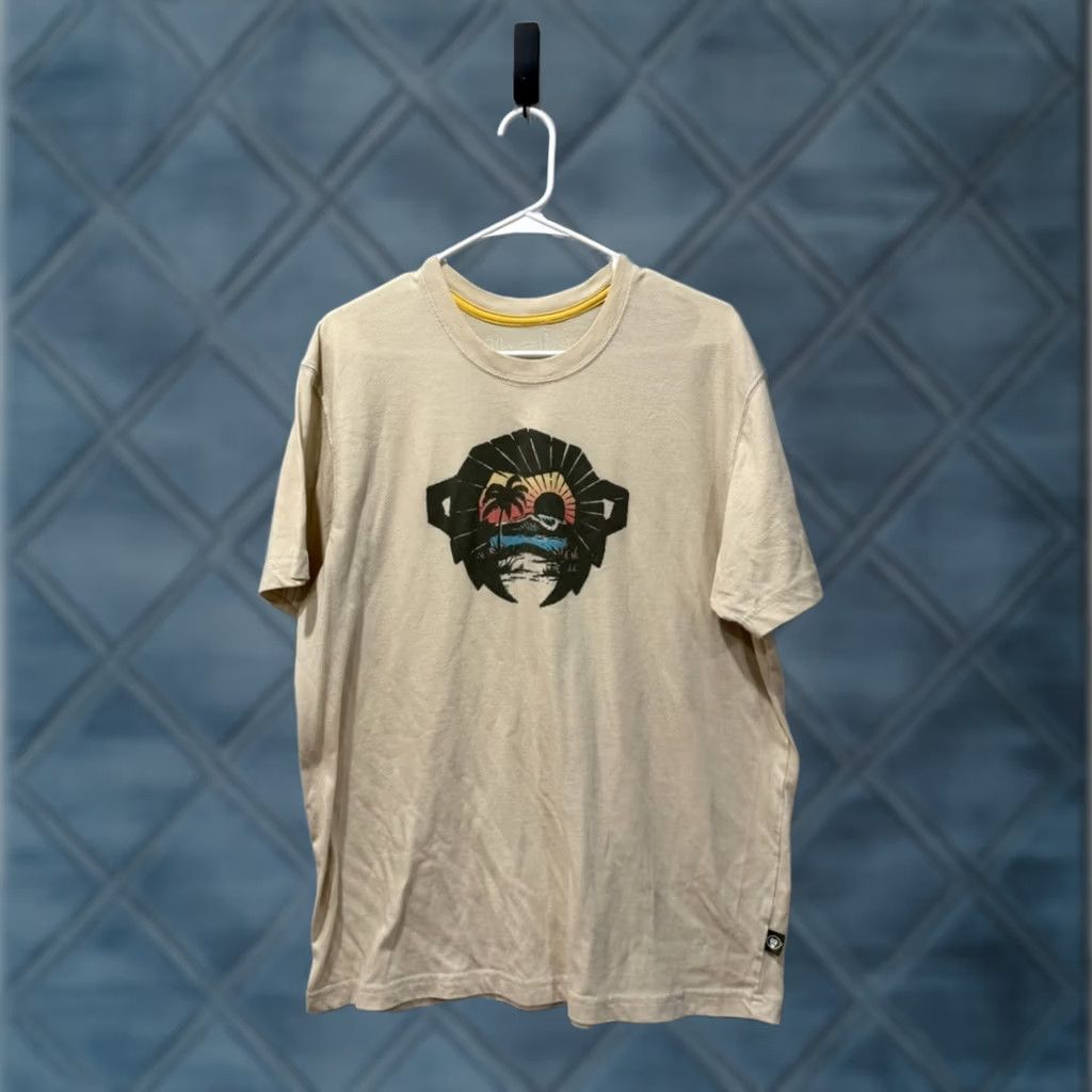 Howler Brothers Howler Brothers T Shirt Mens L Heed The Call Howler Head Casual Cotton 90s Beige Short Sleeve Crew Neck Graphic Print (Regular) Men Size US L / EU 52-54 / 3 - 1 Thumbnail