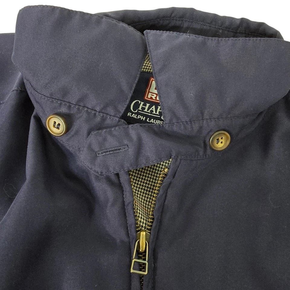 Chaps × Ralph Lauren × Vintage Ralph Lauren Chaps Bomber Jacket Houndstooth Lining Emblem Size US L / EU 52-54 / 3 - 13 Thumbnail