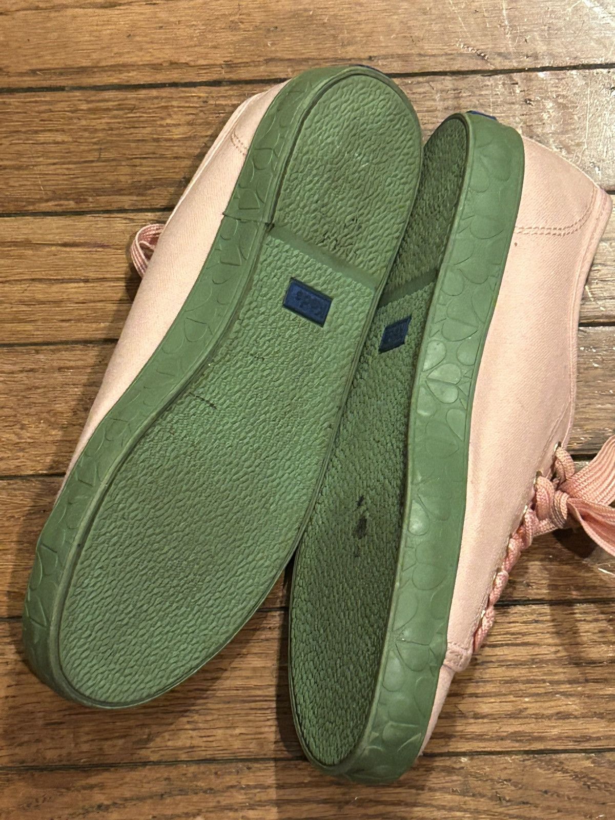 Kate Spade Keds X Kate Spade Pink & Green Sneakers Size US 8.5 / IT 38.5 - 6 Thumbnail