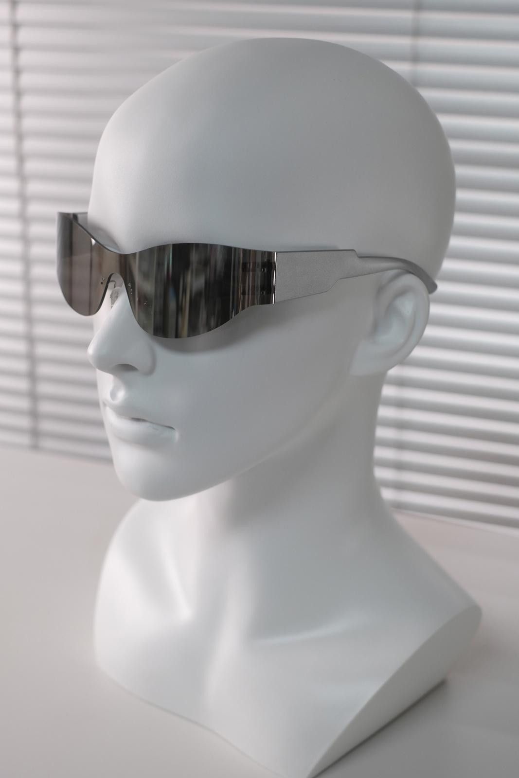 Other Rare Vtg Y2k Avant Garde Stylist Black Sunglasses Unisex OS Size ONE SIZE - 4 Thumbnail