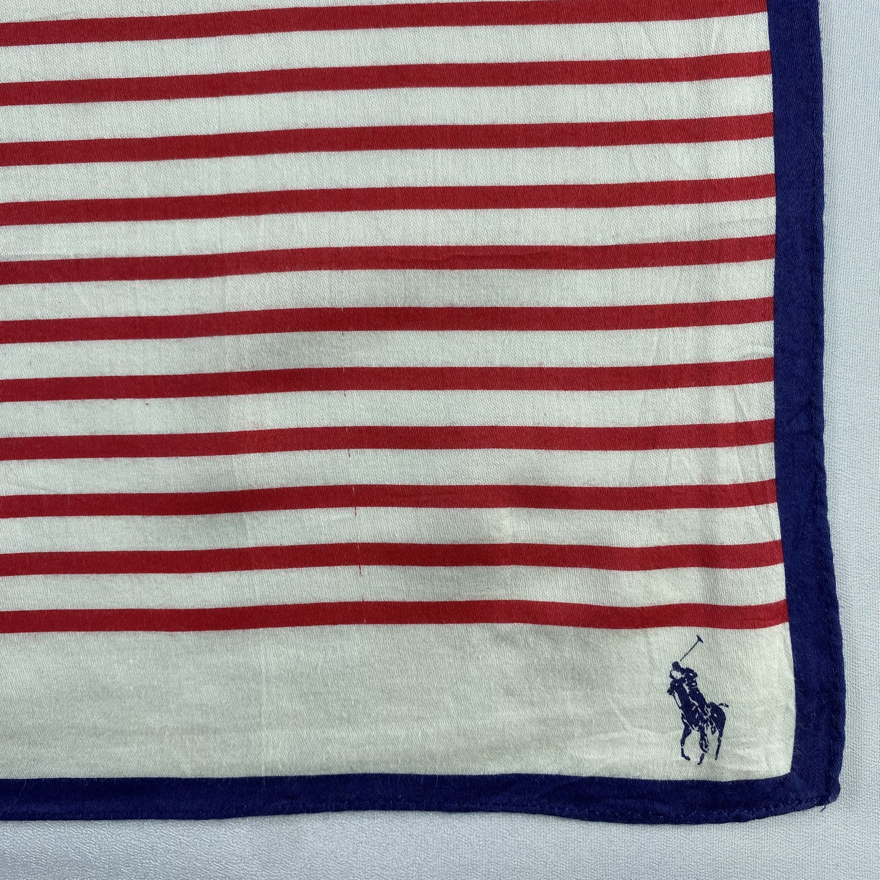 Polo Ralph Lauren × Vintage Polo Ralph Lauren Bandana/ Handkerchief / Neckerchief-P1724 Size ONE SIZE - 3 Thumbnail