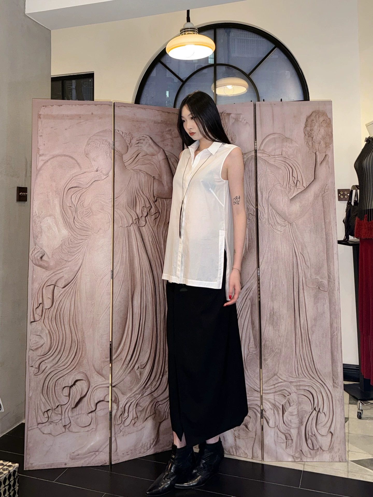 Helmut Lang Helmut Lang Minimal Sleeveless White Shirt S Vintage Size S / US 4 / IT 40 - 3 Thumbnail
