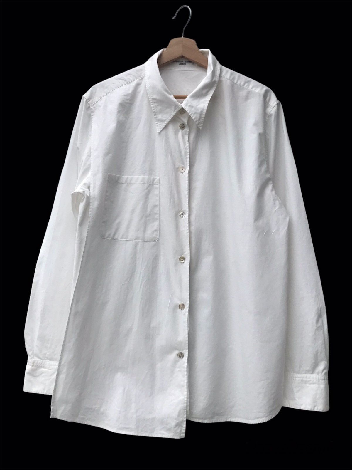 Vintage Unisex Christian Aujard 2 Layer Right Side Shirt Size US M / EU 48-50 / 2 - 3 Thumbnail