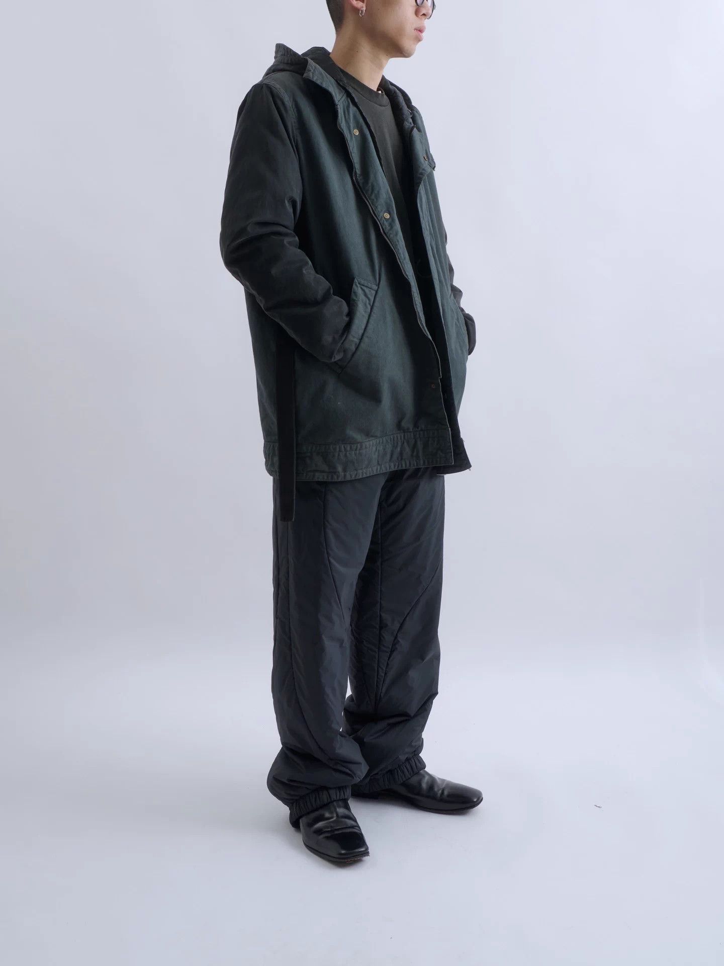 Robert Geller Robert Geller panel padded hooded cotton-cupro jacket Size US M / EU 48-50 / 2 - 3 Thumbnail