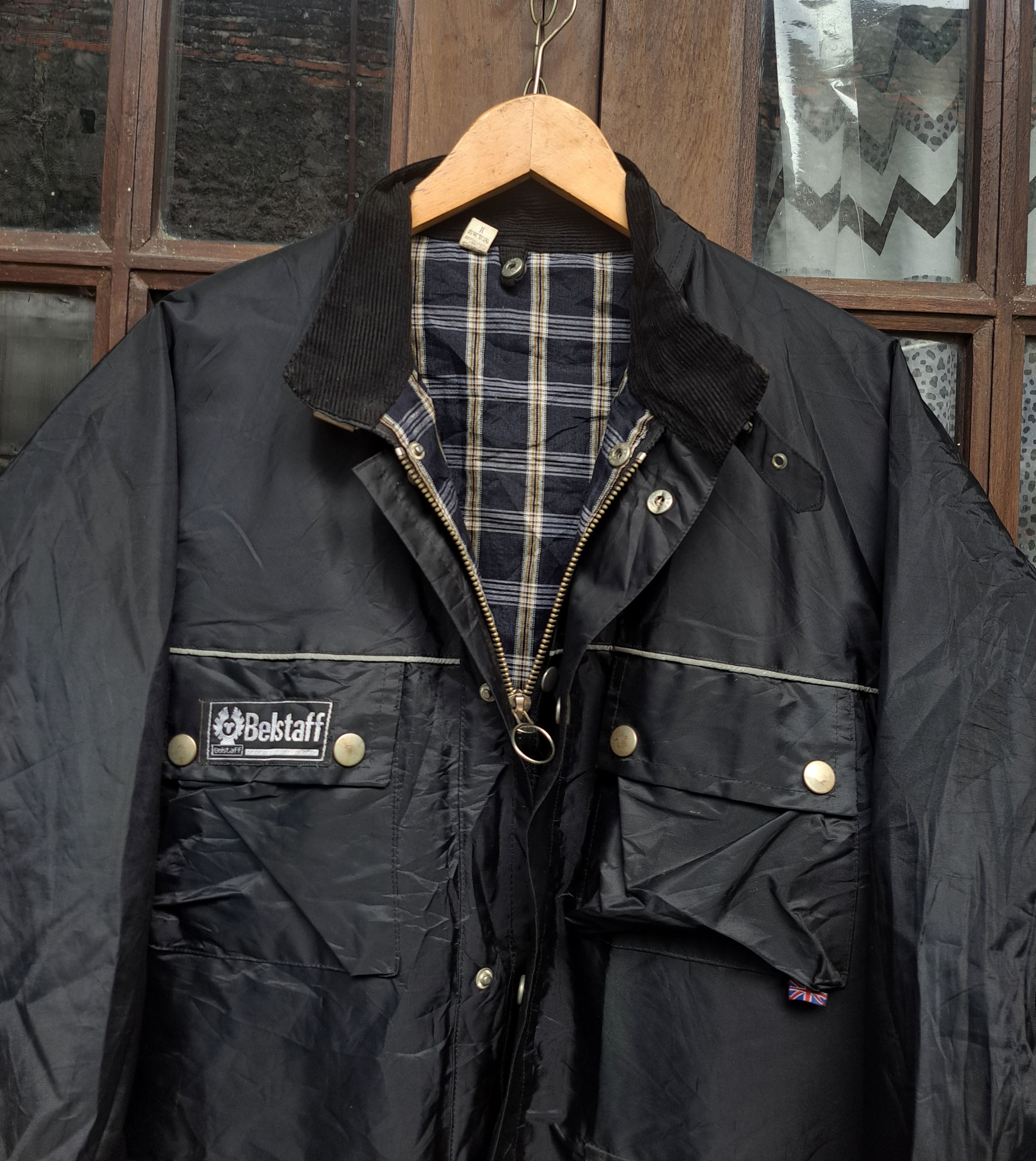Belstaff × Vintage 90s Belstaff Trialmaster Nylon Motorcycle Tour Jacket Mens M Size US M / EU 48-50 / 2 - 2 Thumbnail
