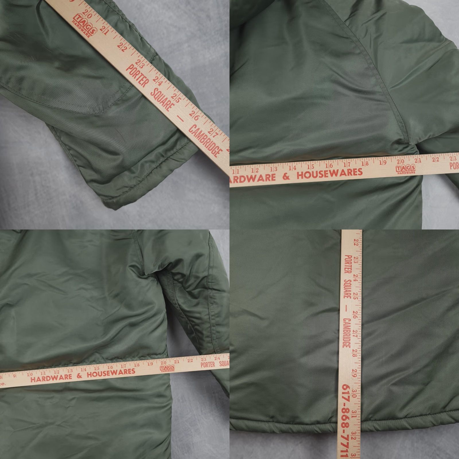 Vintage VINTAGE N-3B Parka Jacket Mens Small Green Orange Heavy Nylon Quilted Lined 70s Size US S / EU 44-46 / 1 - 11 Thumbnail
