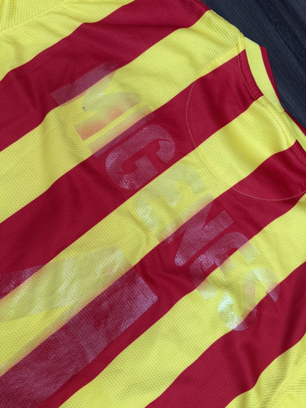 Nike Barcelona Migenes #4 2013/14 Away Soccer Football Jersey Size US S / EU 44-46 / 1 - 13 Thumbnail