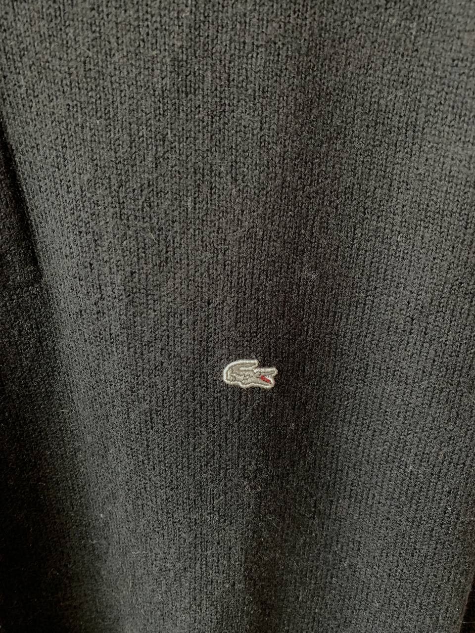 Lacoste × Vintage Lacoste Silver Label 1/4 Zip Wool Sweater Devanlay Vintage Size US XXL / EU 58 / 5 - 9 Thumbnail