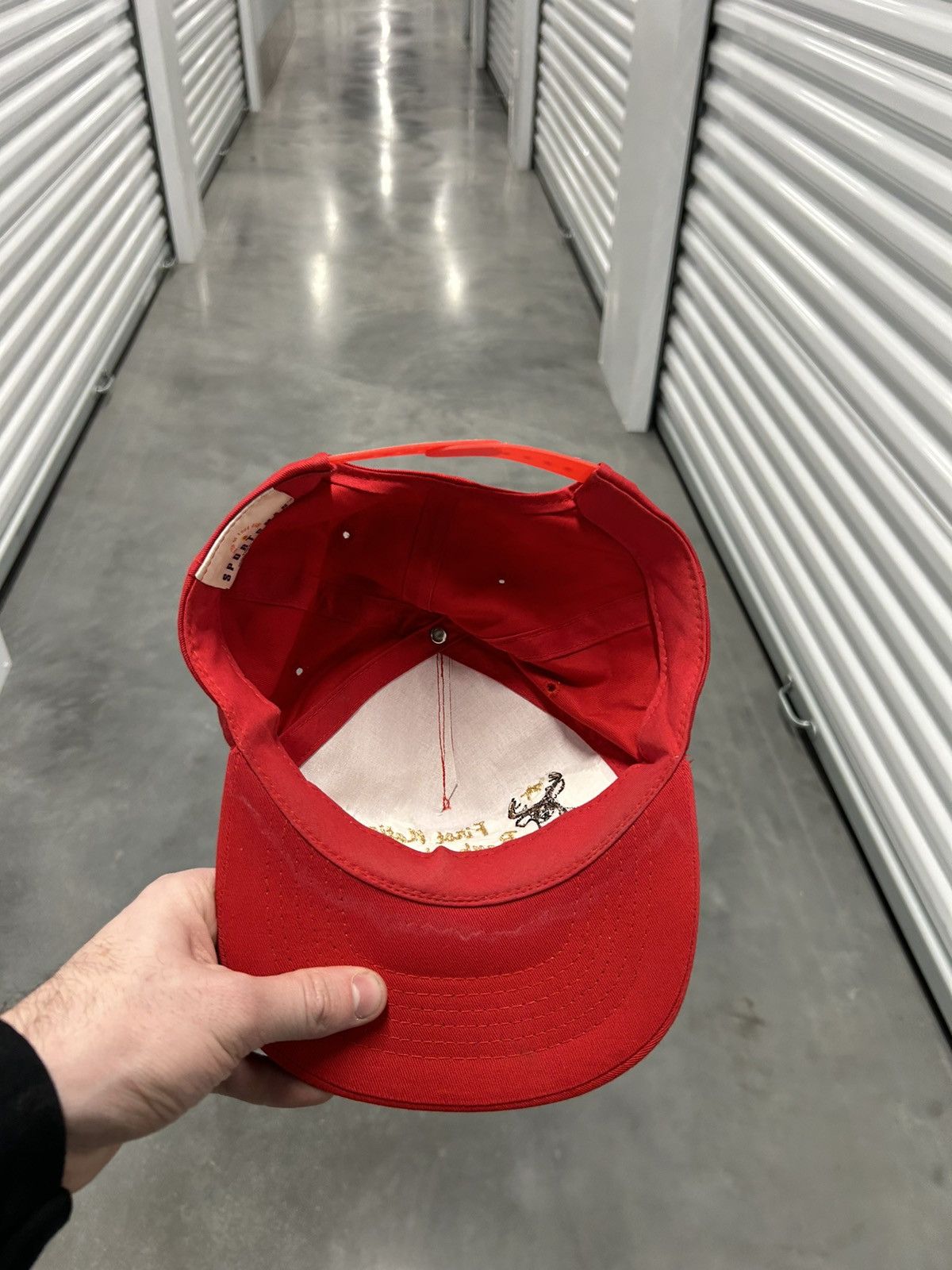 Vintage Vintage red buck hat Size ONE SIZE - 2 Thumbnail